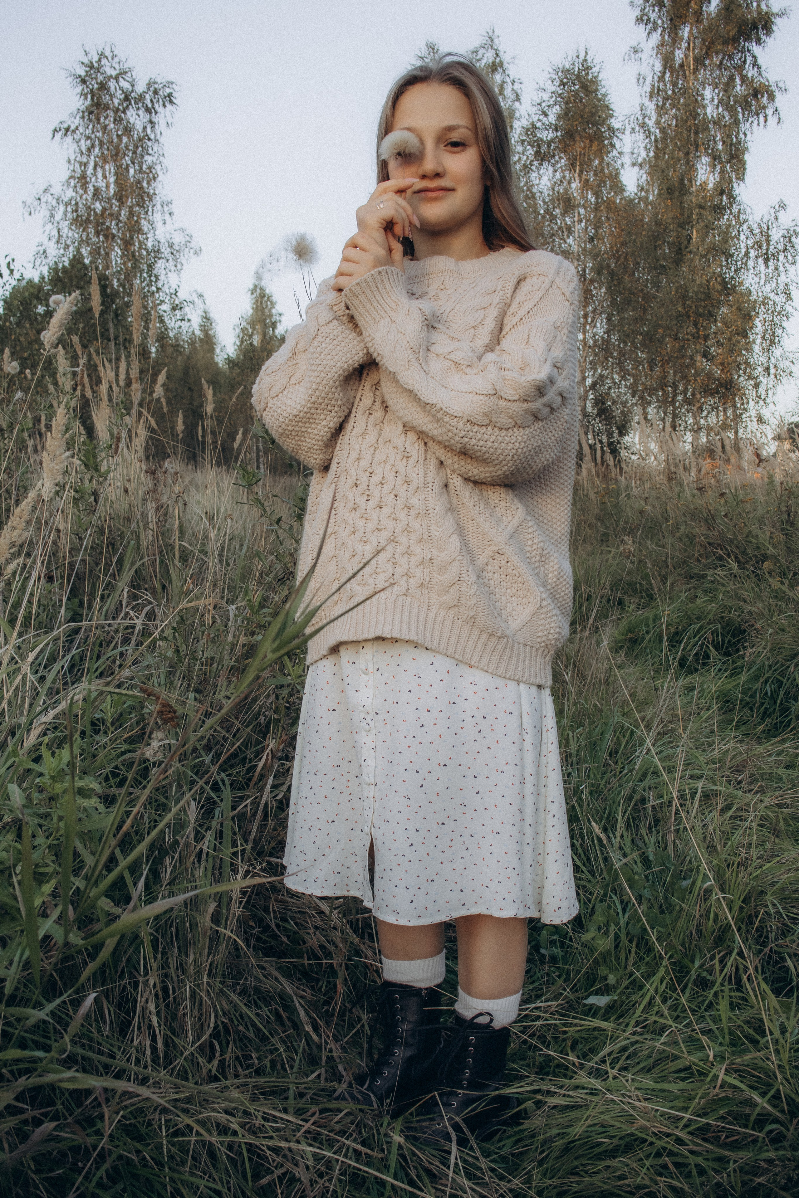 Юля. Осенняя фотосессия в поле. Юлия Левада Семейный и женский фотограф