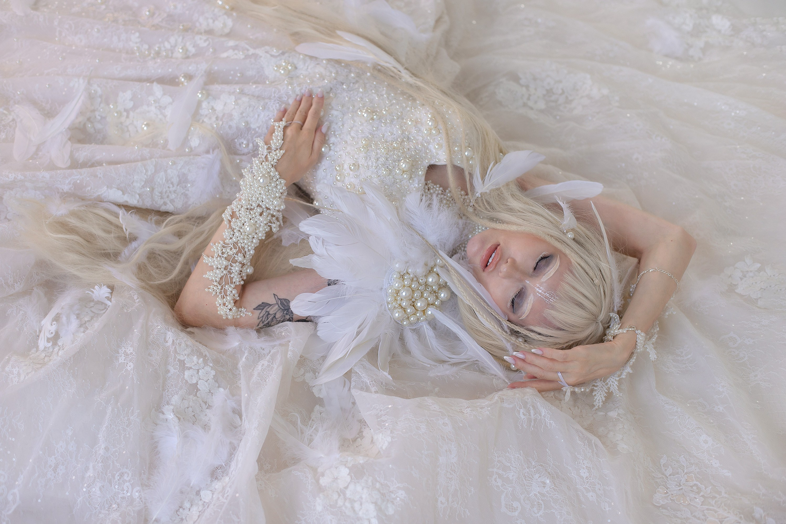 Фотопроект «Жемчужный лебедь». Женский и портретный фотограф Мила Прошина. Краснодаар