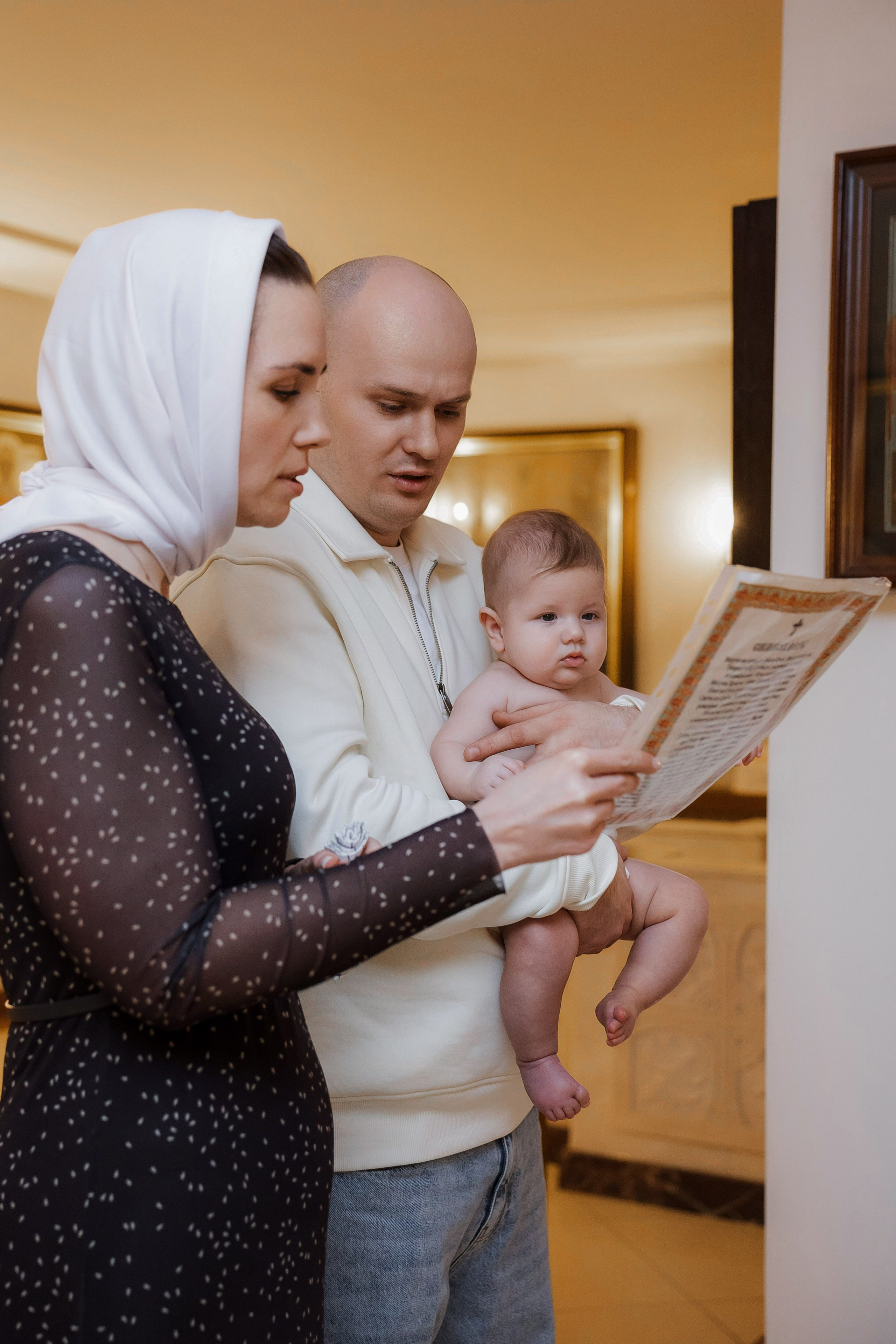 Крещение Андрея. Семейный и детский фотограф в Москве Александра Мак