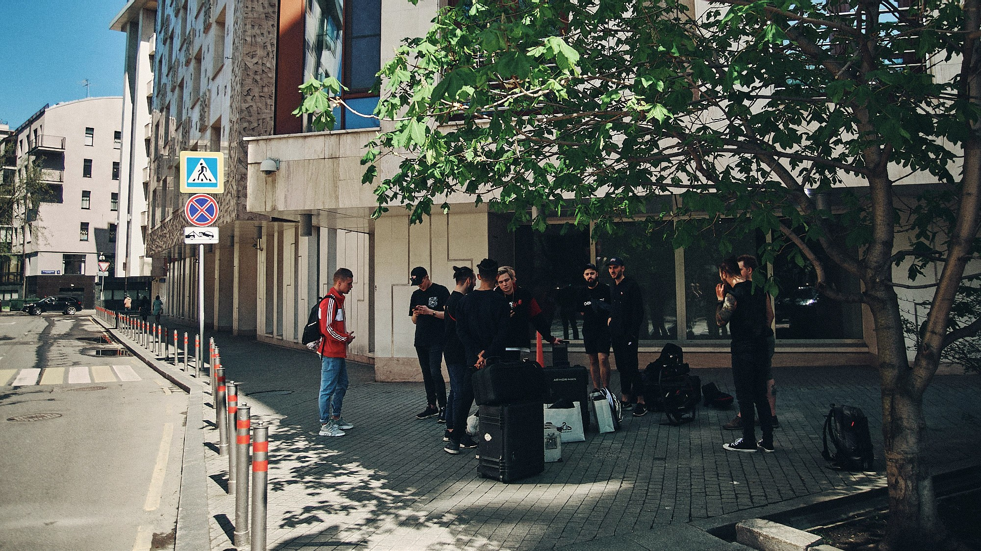 бэкстейдж съёмки клипа