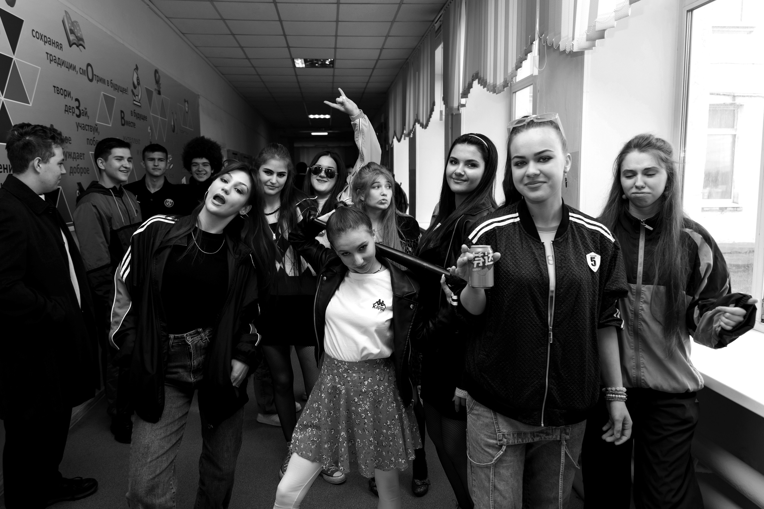 11 класс день не послушания в школе. Фотограф Любовь Корниенко, Примоский край