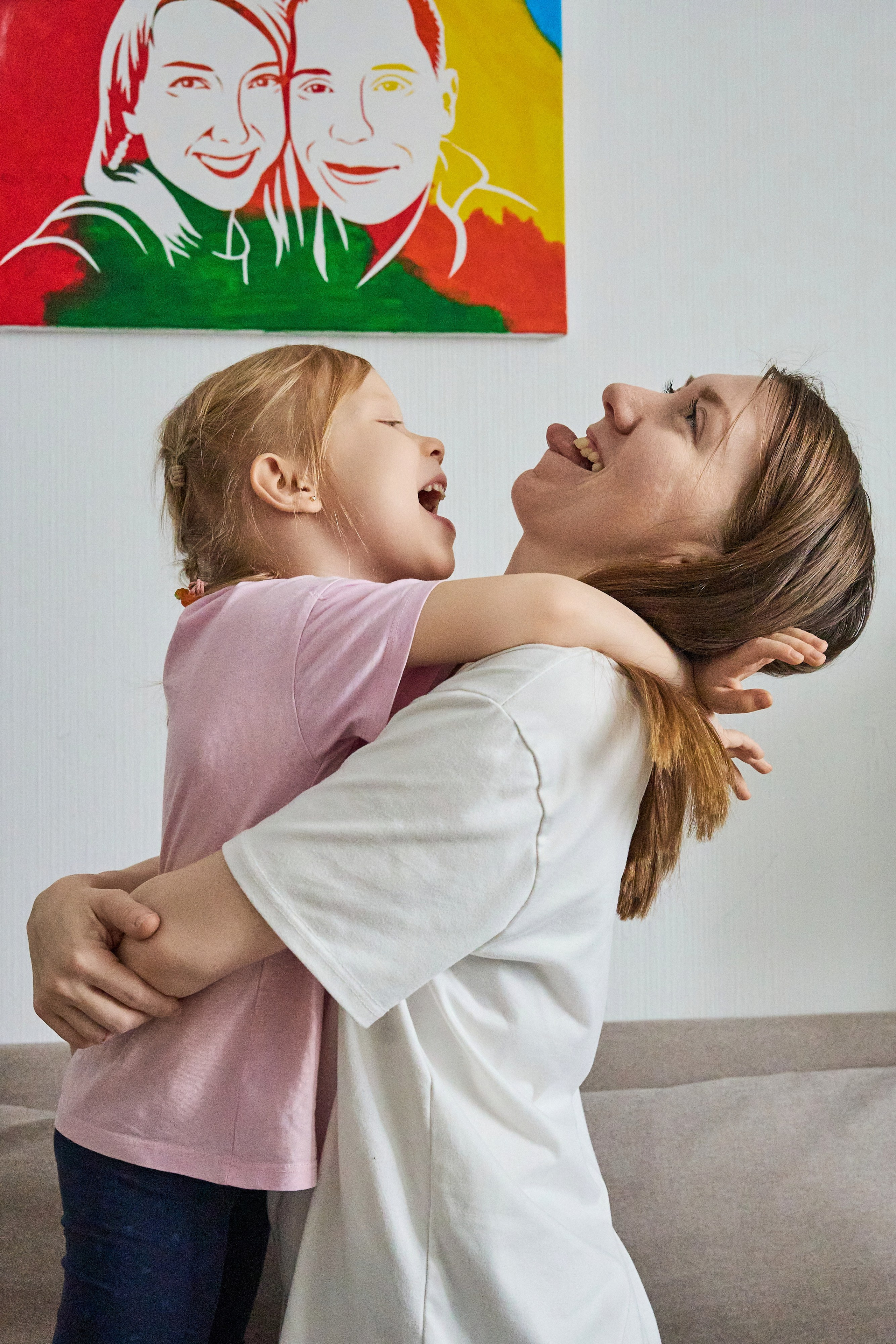 Юля и её семья. Фотограф Настя Че