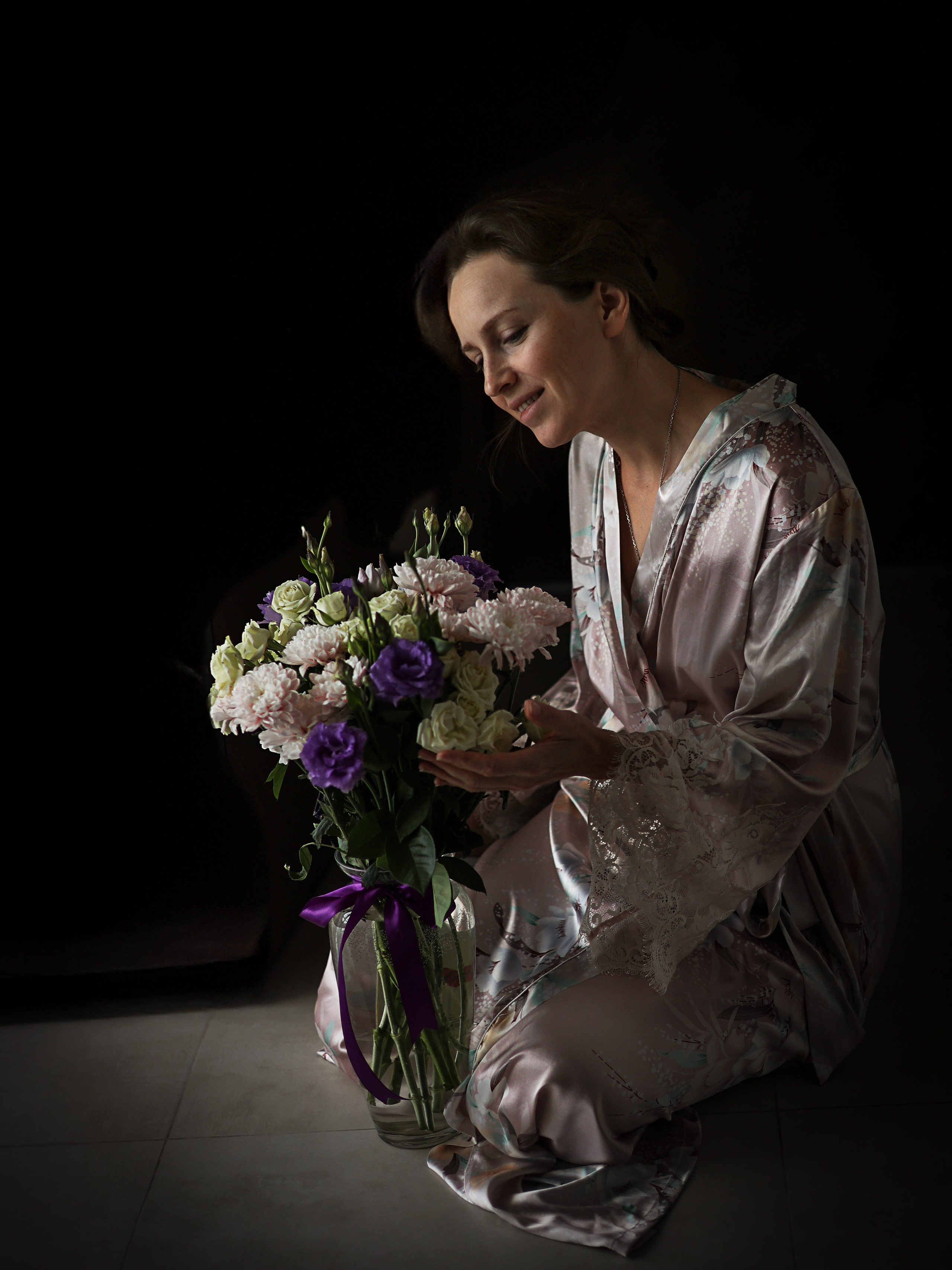 Женский портрет темный ключ. Женский и детский фотограф в Саратове Ольга Зиброва