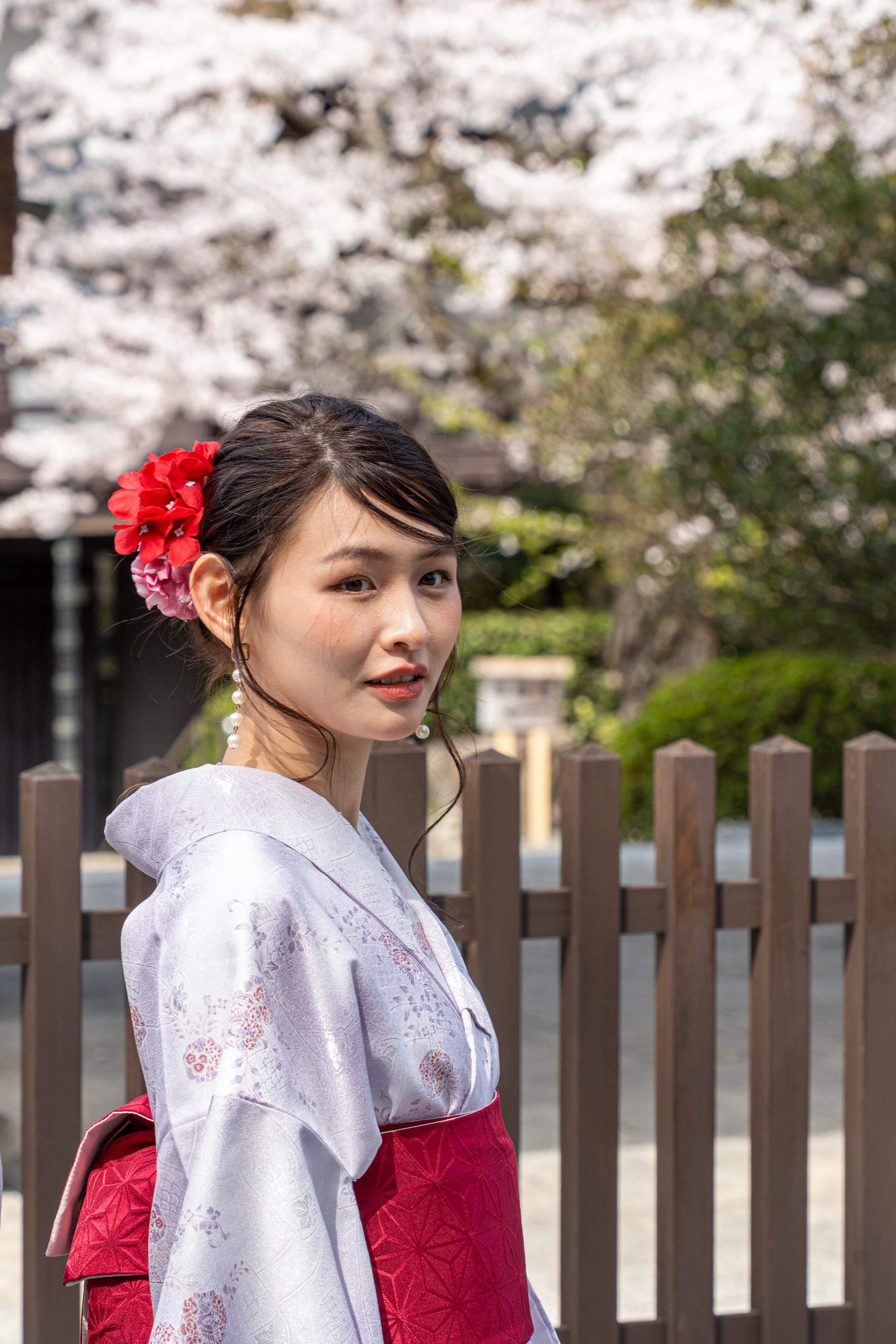 Япония, сакура. Творческие сьемки