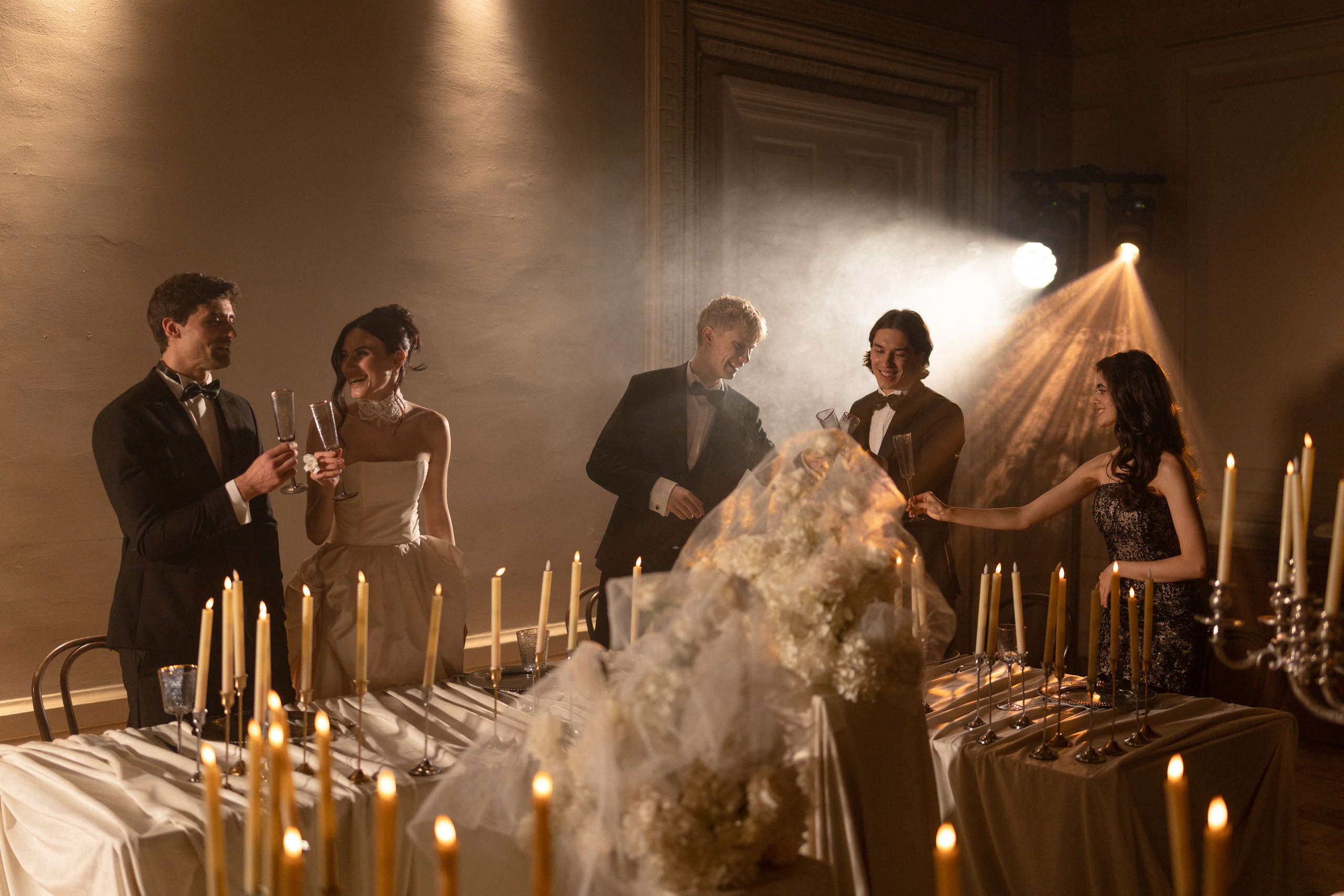 Ужин при свечах. Свадебный и репортажный фотограф Москва