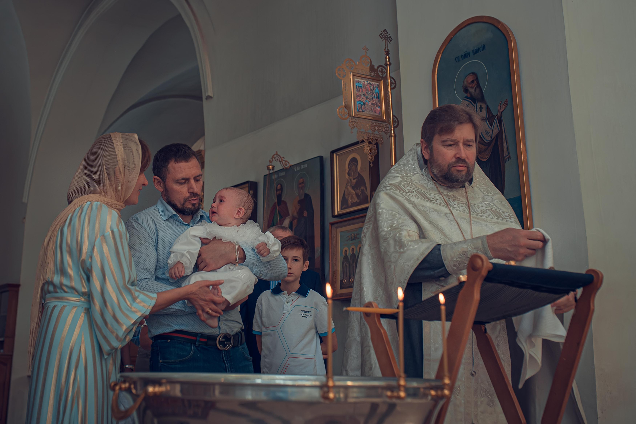 Таинство Крещения. Юра. Фотографии. Фотограф Стеценко Наталия. Одинцово, Москва, Московская область