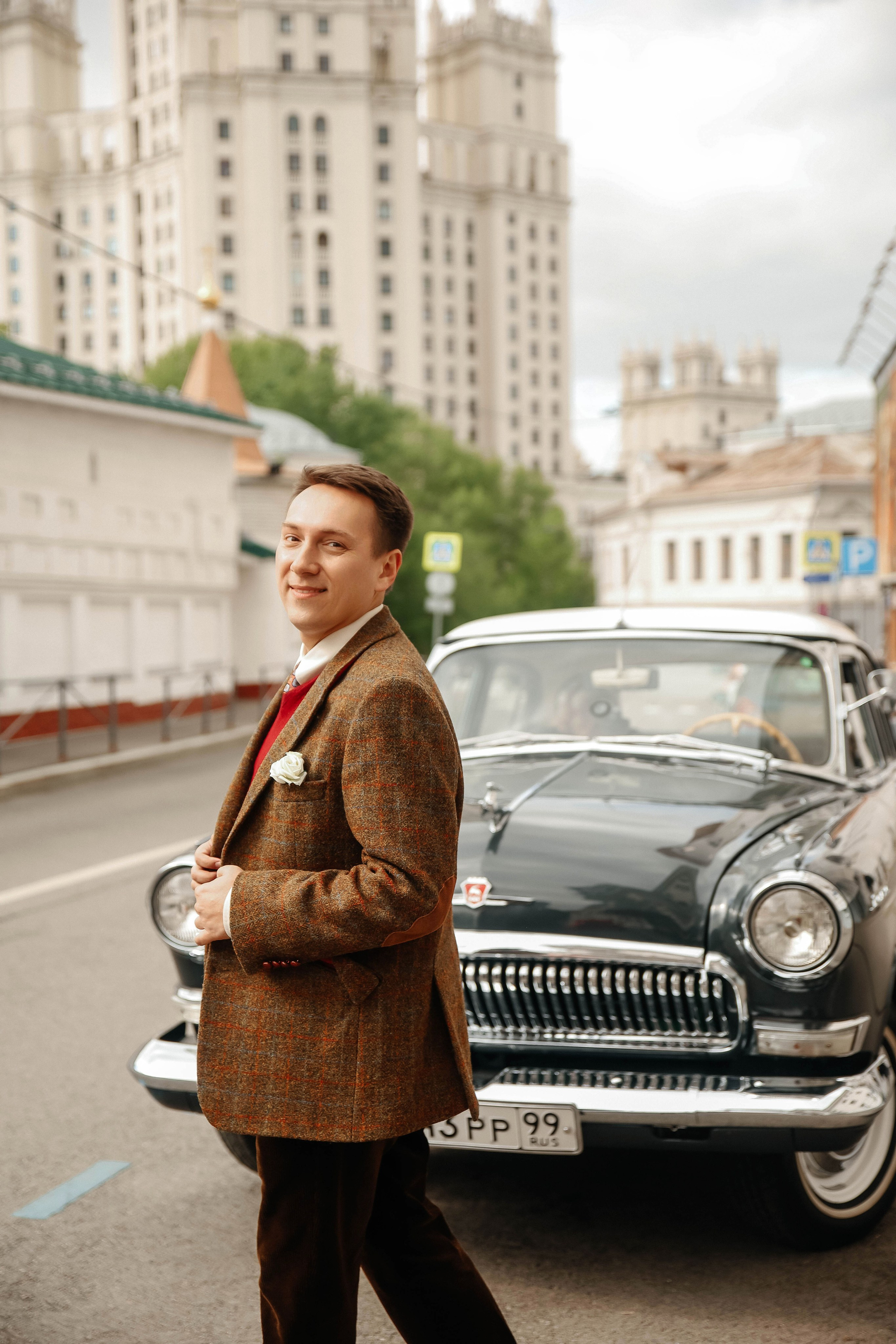 Свадебная фотосессия в стиле ретро. Свадебный и семейный фотограф в Москве