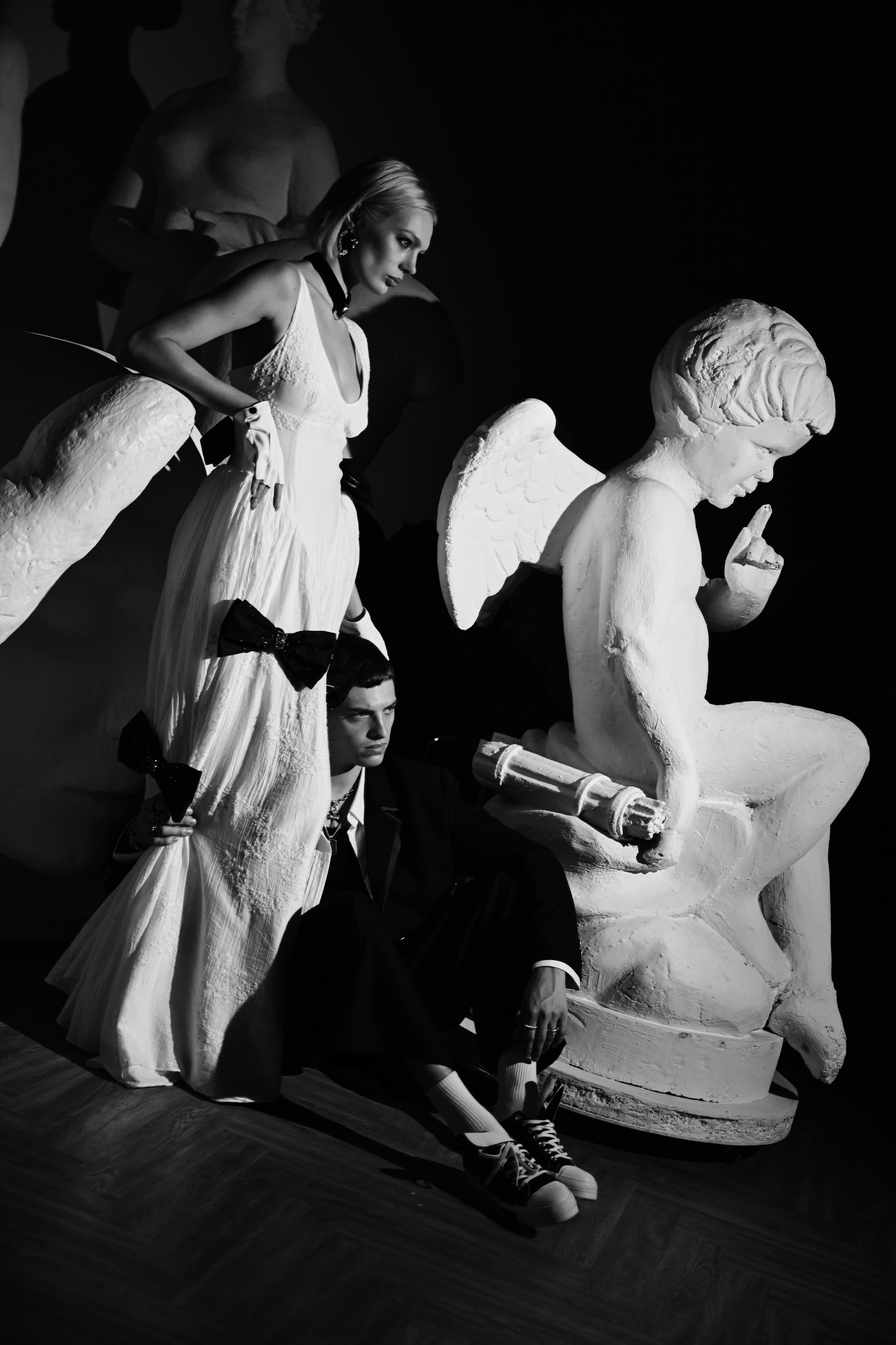 Студия. Рок. ЧБ. Кристина Еноктаева Фотограф Москва