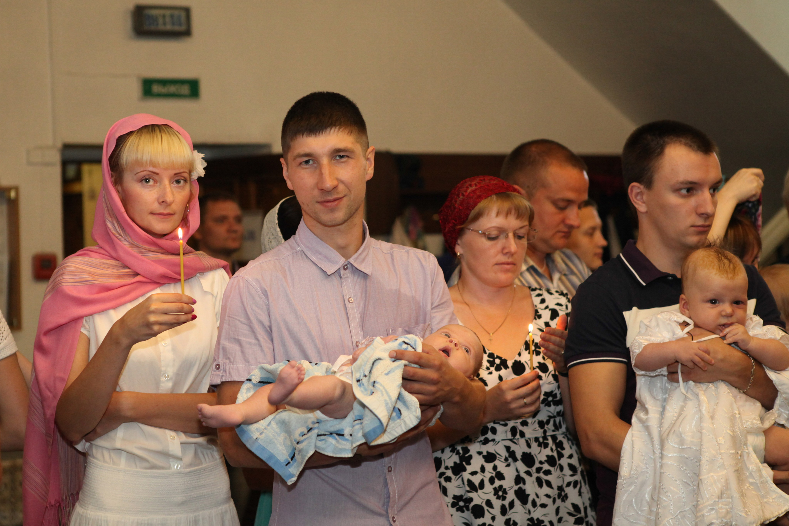 Крещение Георгия. Фотограф Александр Заломаев