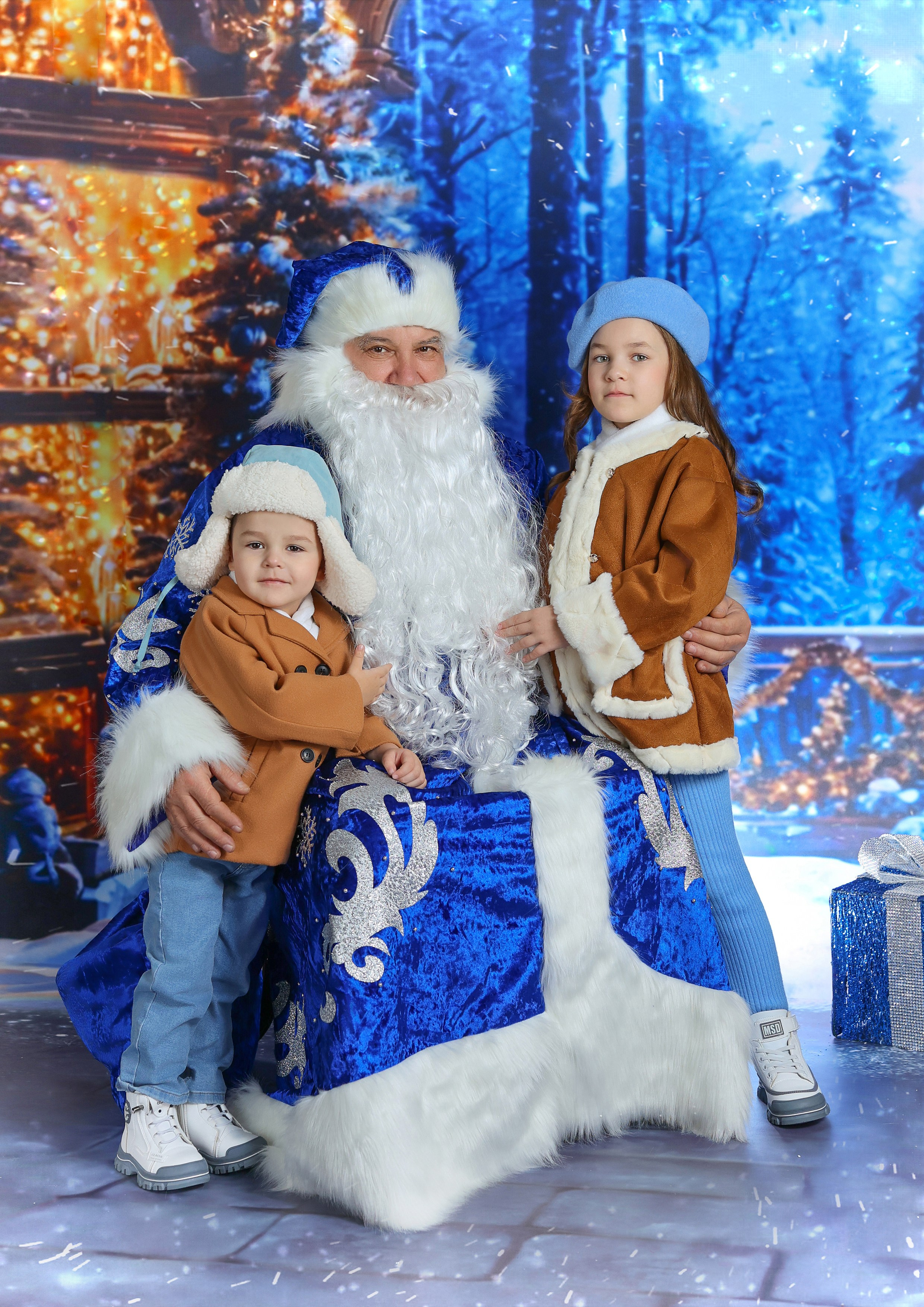 Фотосессия «В гостях у Деда Мороза» 2025. Фотограф в детский сад Елена Колчева Новокузнецк