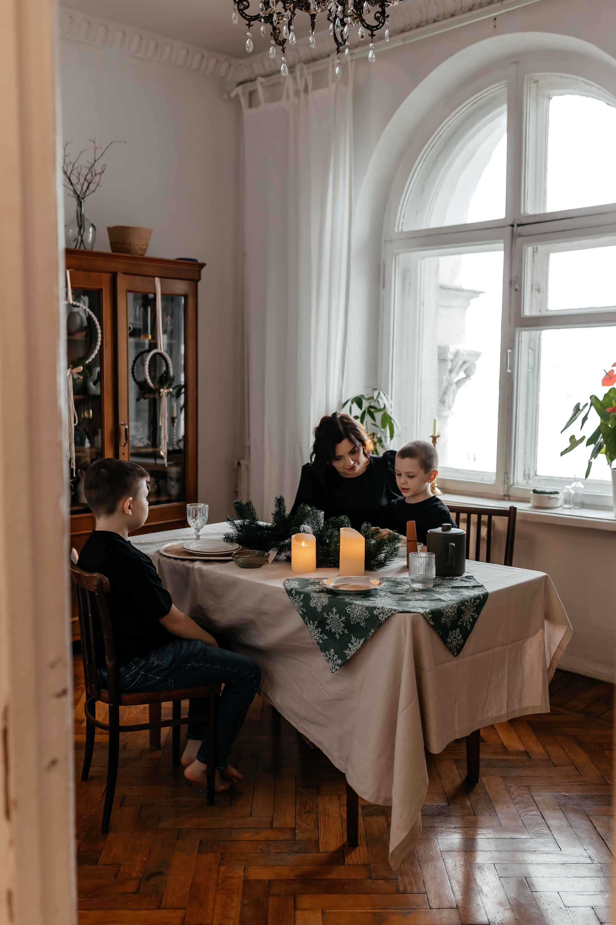 Таня, Захар, Миша. Семейный и домашний фотограф в Москве и МО Королева Валерия