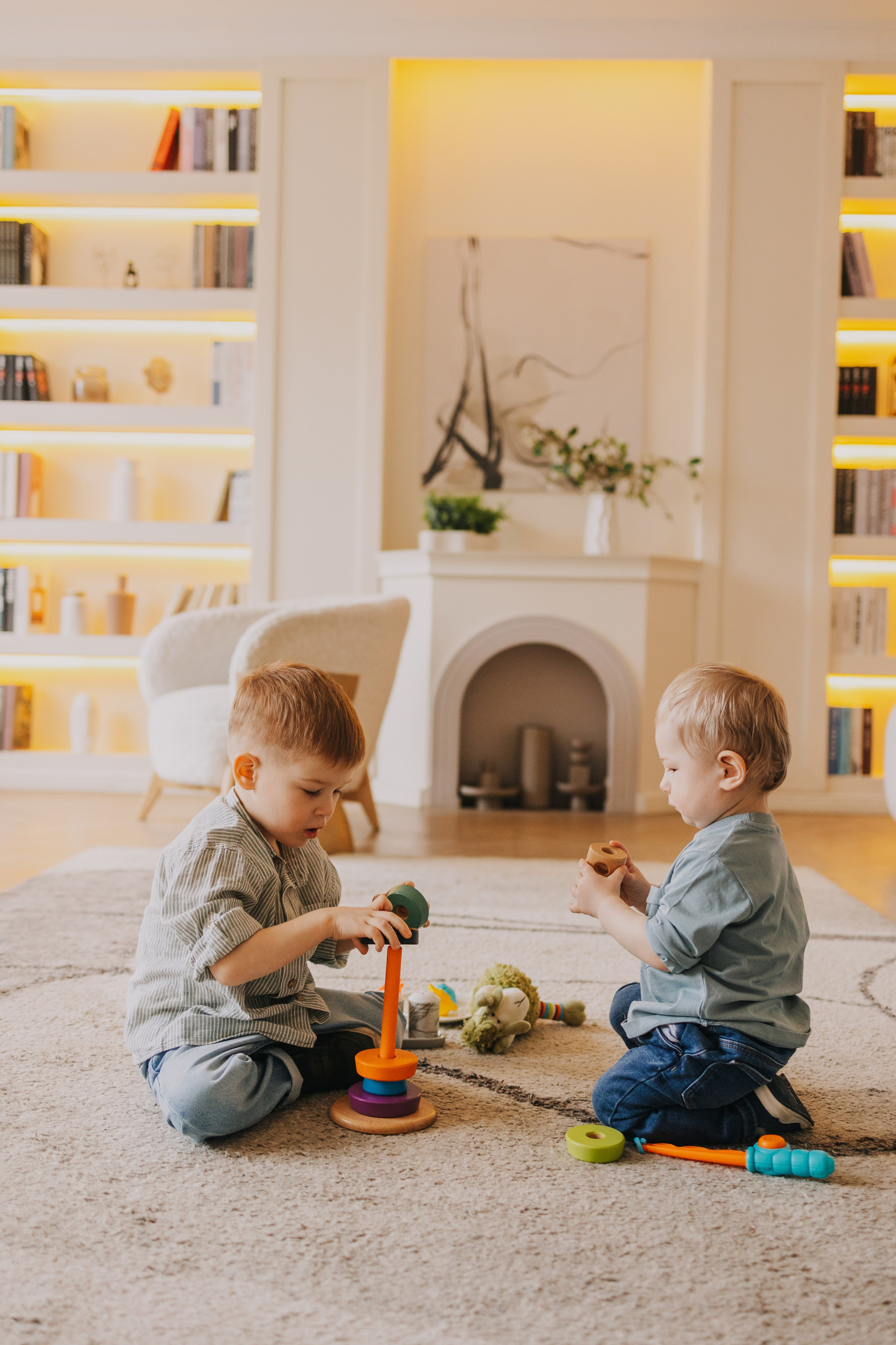 Большая семья. Домашняя фотосессия