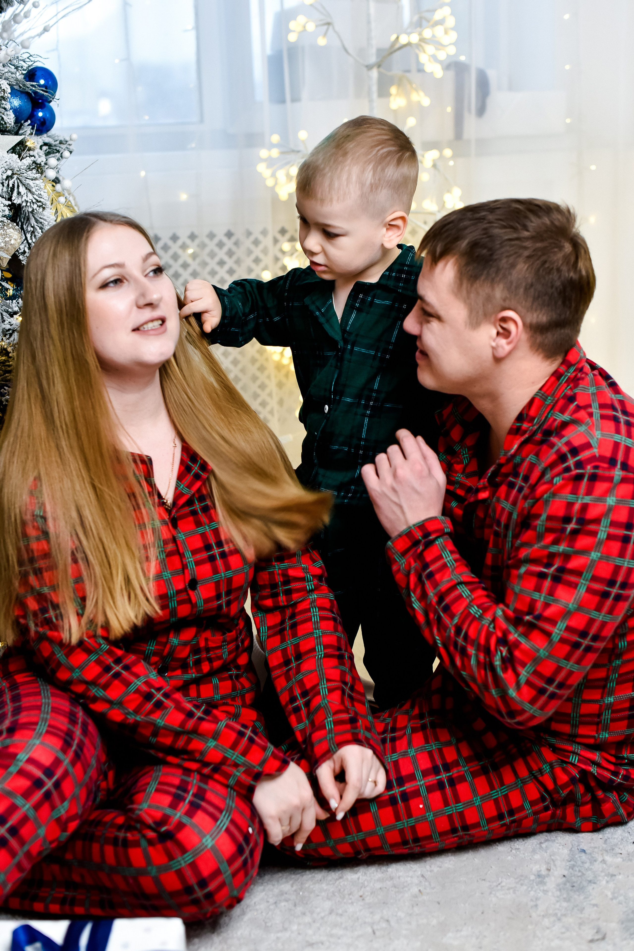 Семья Анны, Сергея и Вовочки