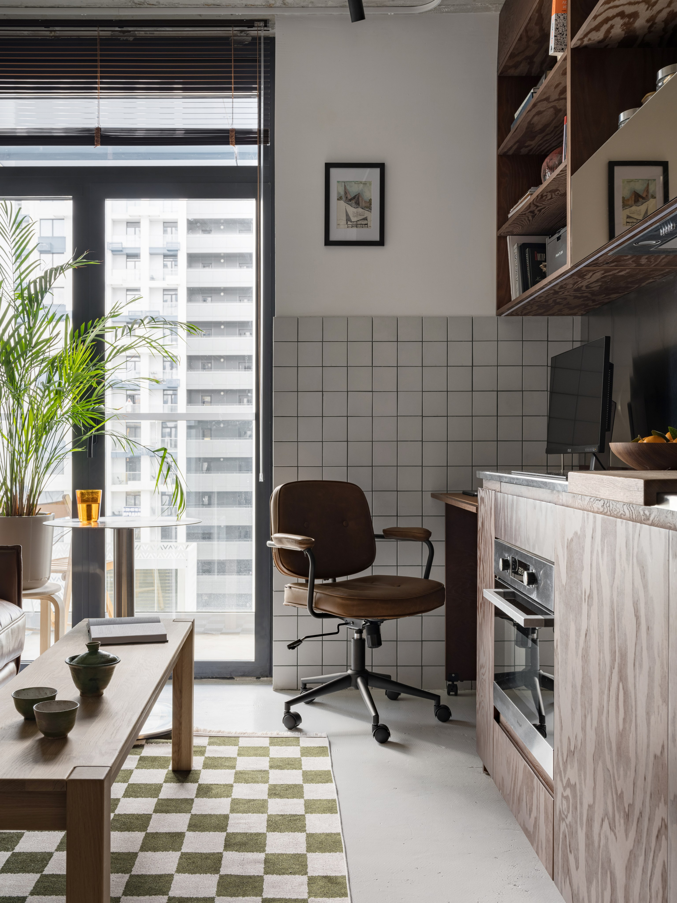 Кислород · Апартаменты · 22 м². Дизайн интерьера в Калининграде — студия Dune Design. Архитектурный минимализм для жилых и коммерческих пространств