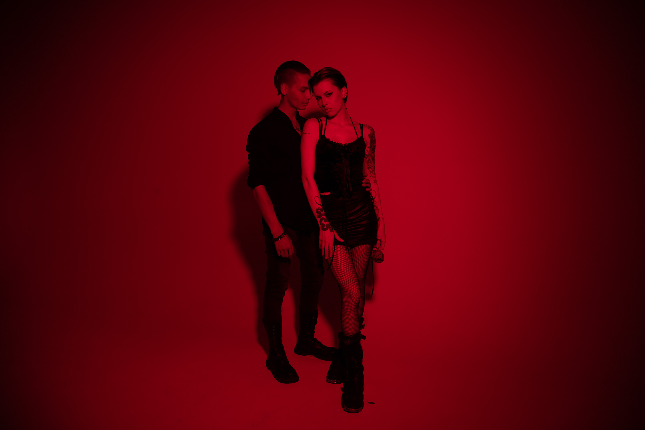 Дьявольская пара. Портрет и художественный портрет в Екатеринбурге фотограф Юлия Че
