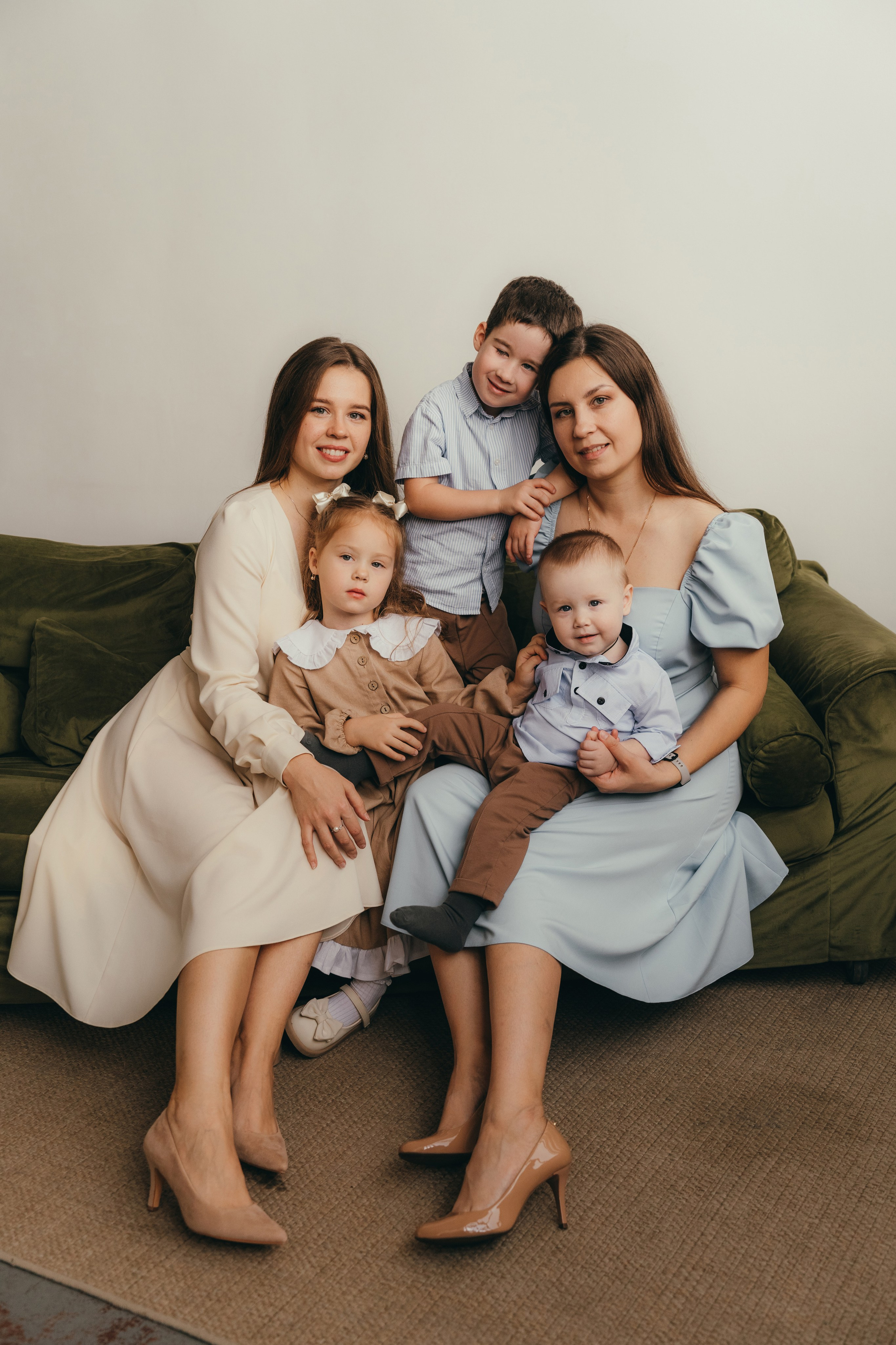 Большая семья. Семейный фотограф • Домашние съемки в Нижнем Новгороде