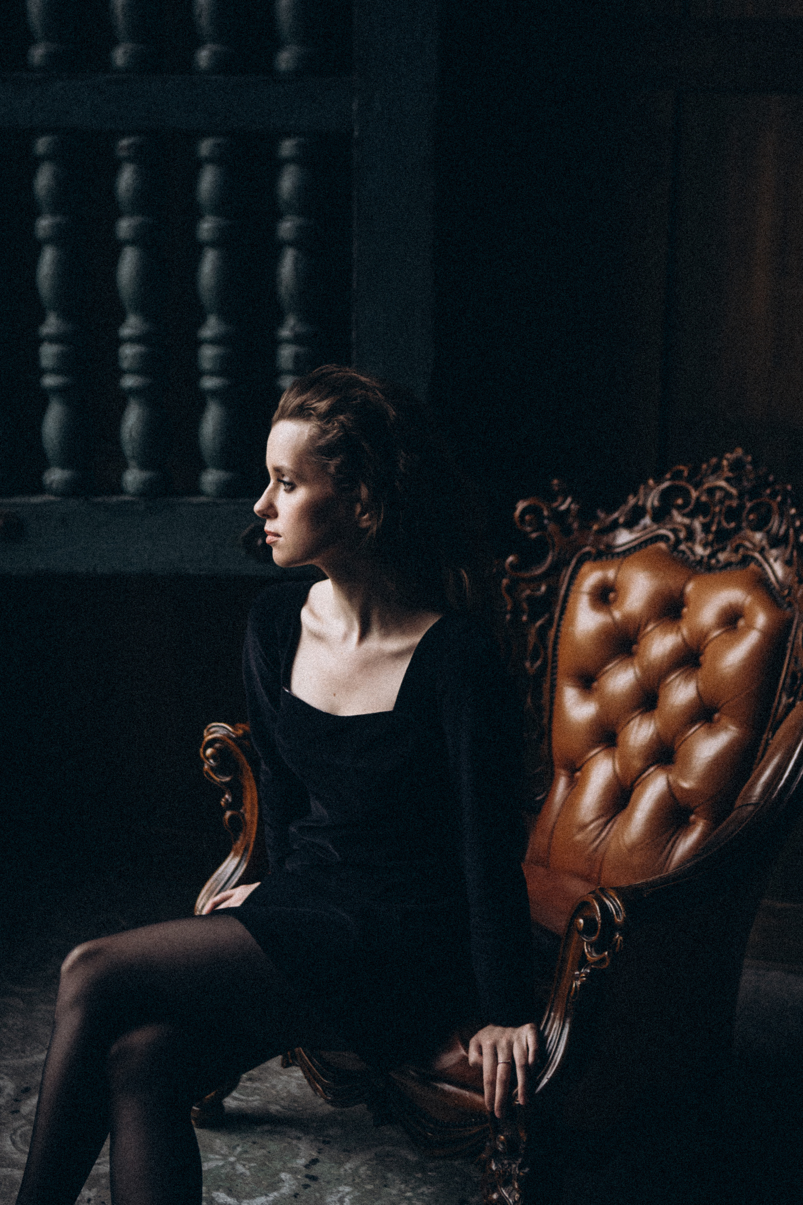 В темноте. Даша Яковенко Фотограф Спб