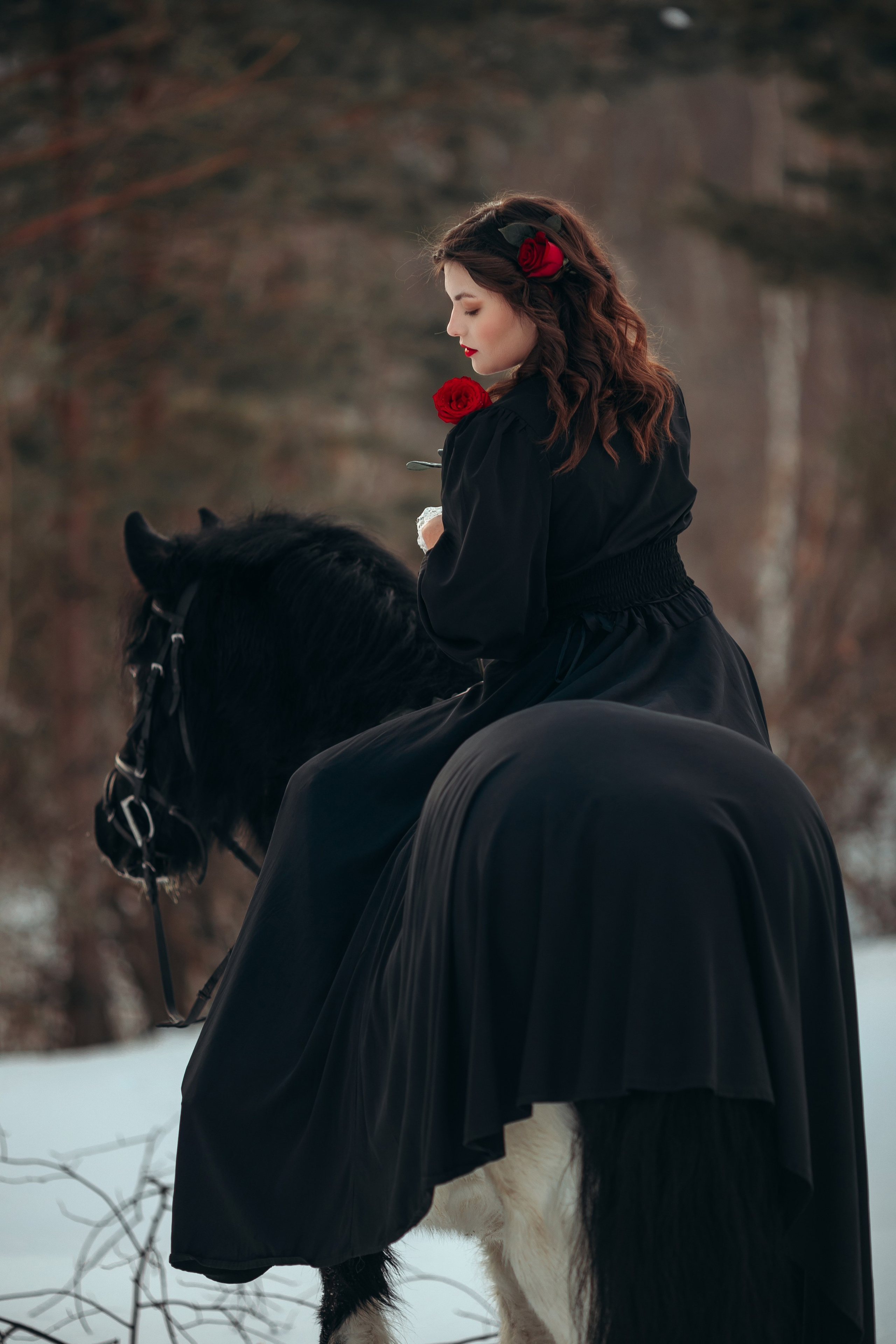 Катя и Шери. Анна Молчанова конный фотограф в Тюмени | фотосессии с лошадьми Тюмень