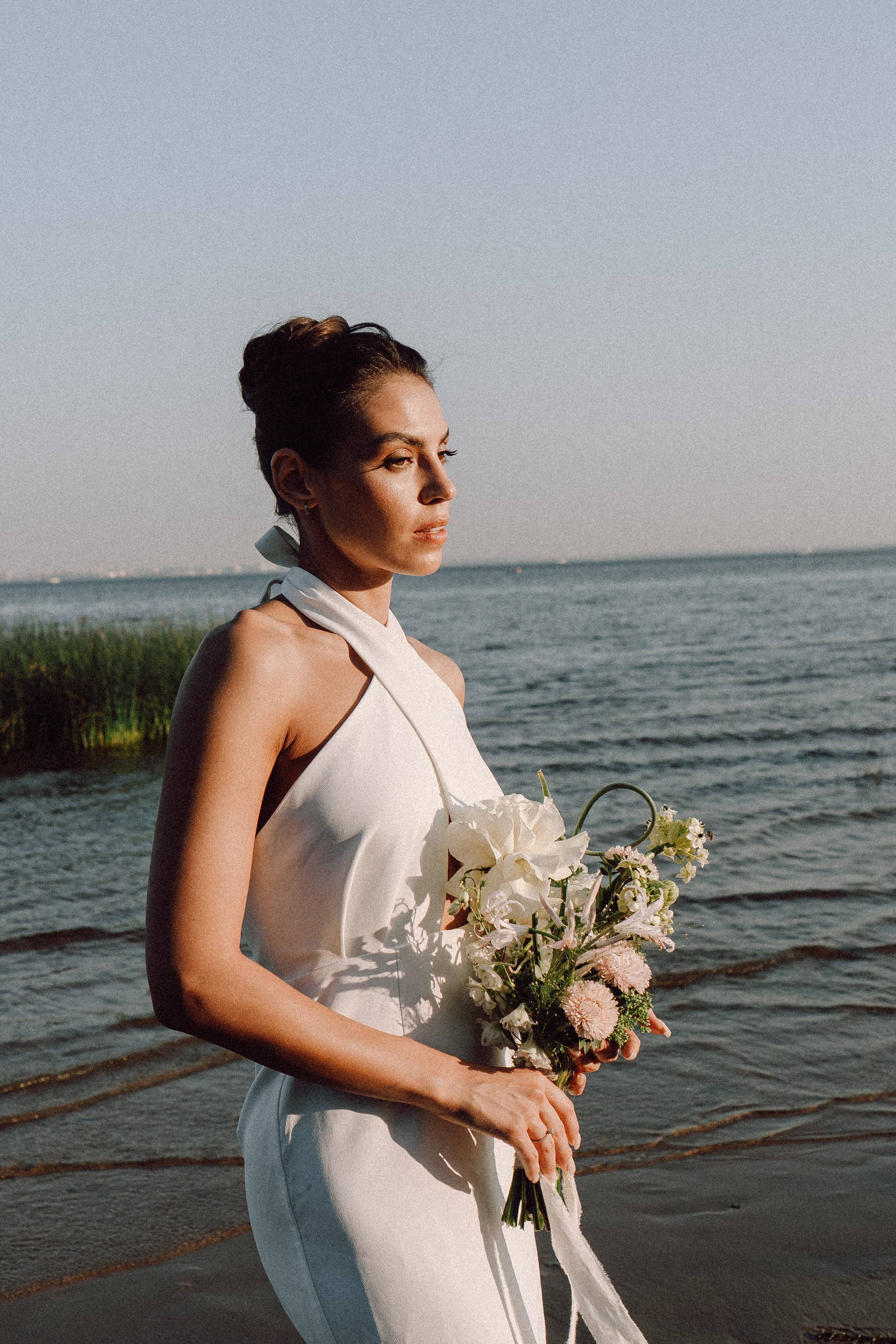 СВАДЕБНАЯ ФОТОСЕССИЯ ВЫЕЗДНОЙ ЦЕРЕМОНИИ (ФИНСКИЙ ЗАЛИВ). Профессиональный фотограф, Санкт-Петербург — Виктория Богомолова