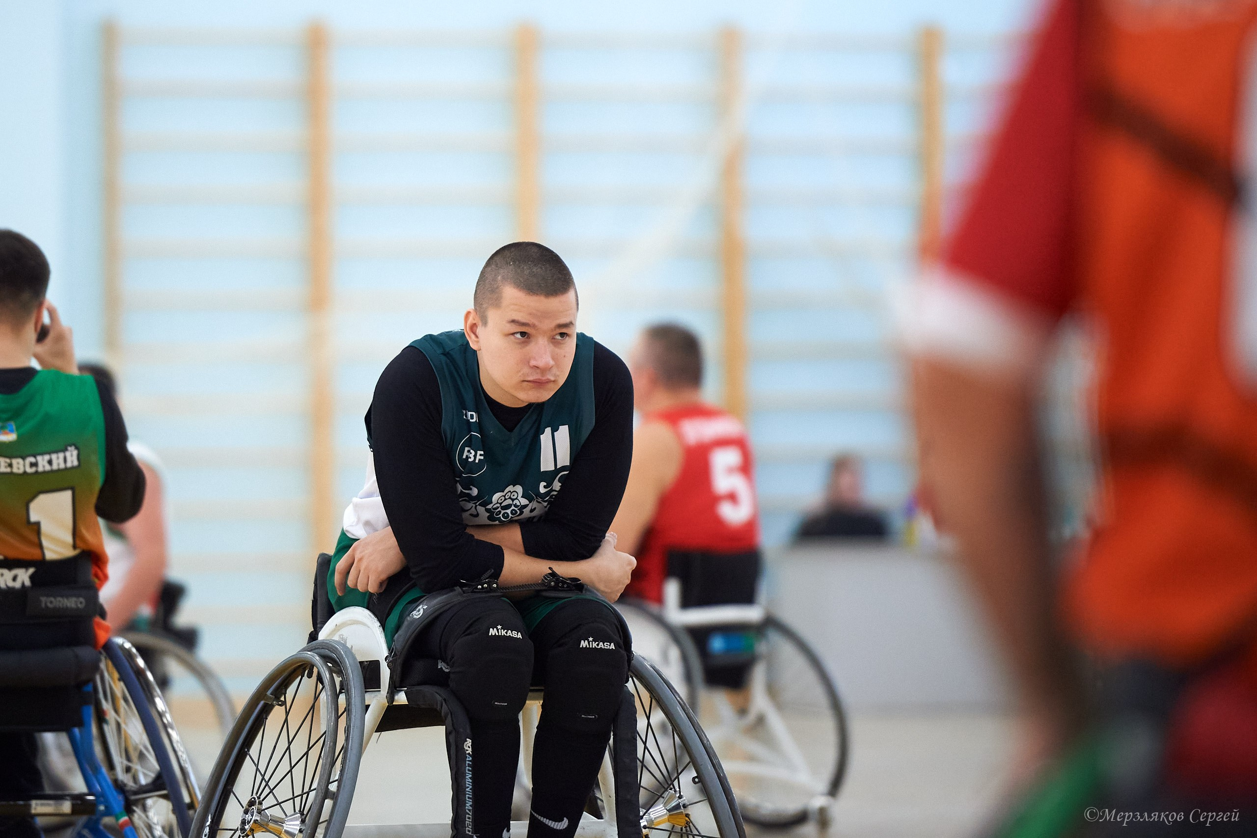 X традиционный Рождественский турнир по баскетболу на колясках. Ижевск. Спортивный репортажный фотограф в Ижевске Сергей Мерзляков