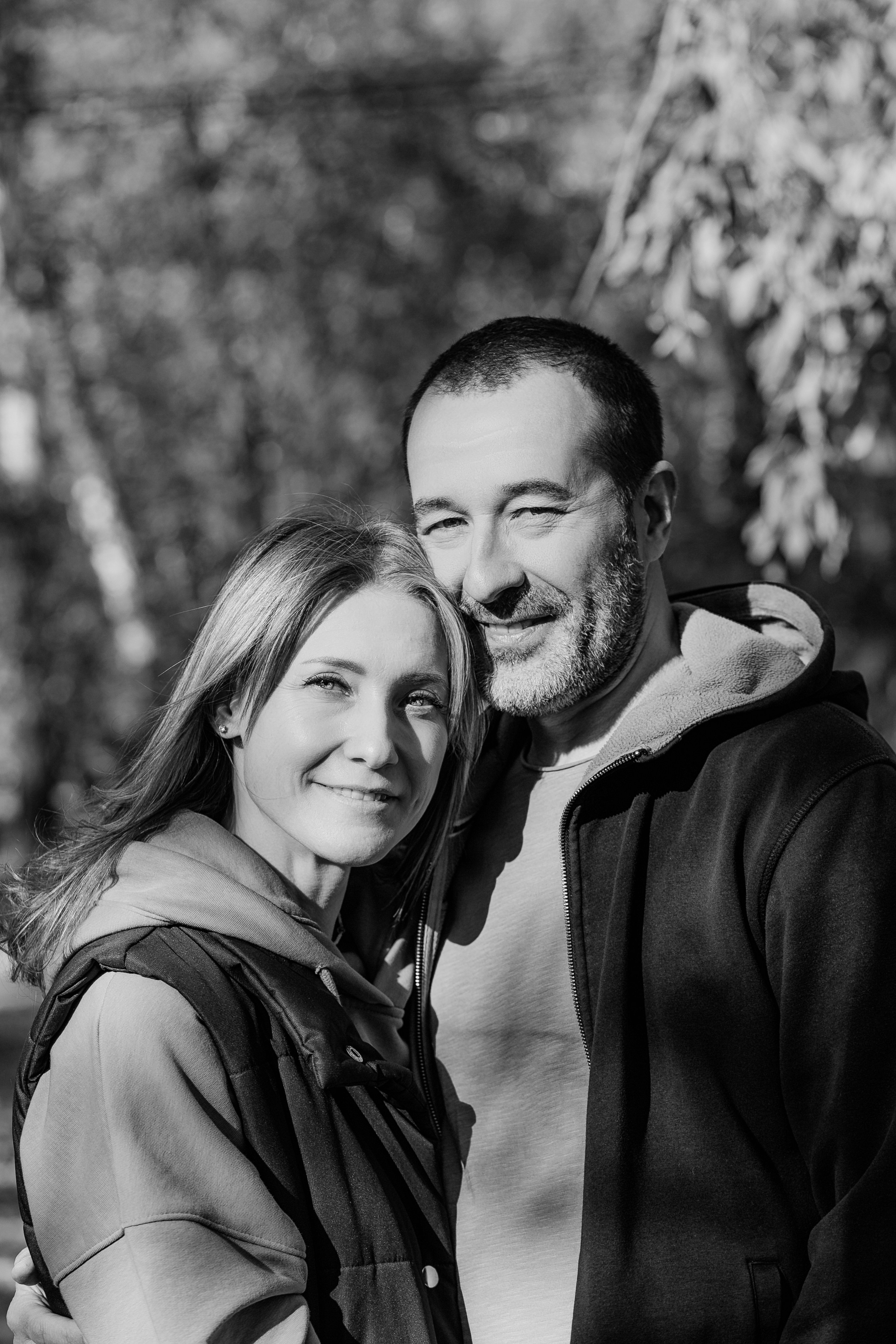 В берёзовой роще. Фотограф в  г. Новосибирск