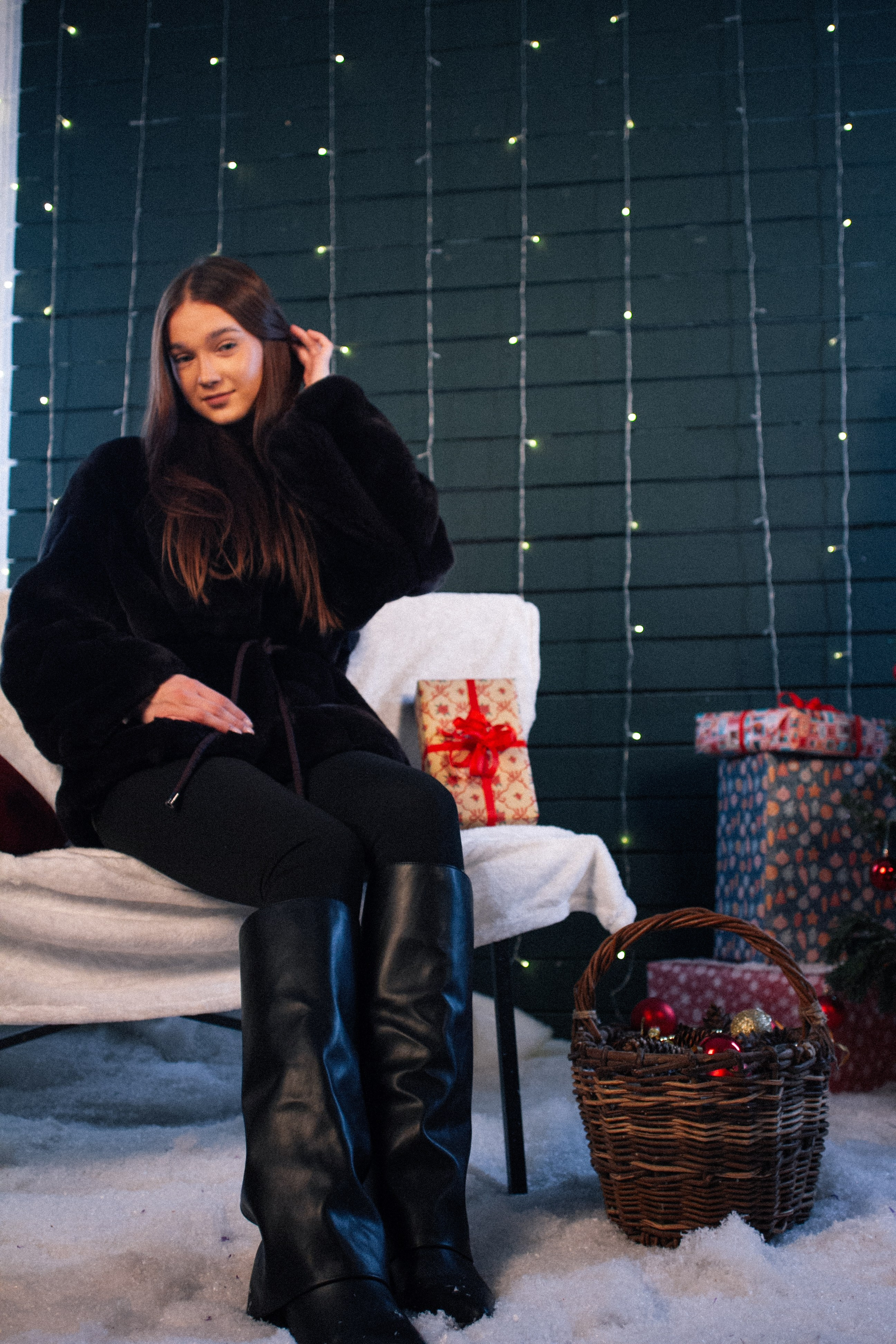 Новогодняя фотосессия для Марго. Креативный фотограф Нижний Новгород Никита Корольков