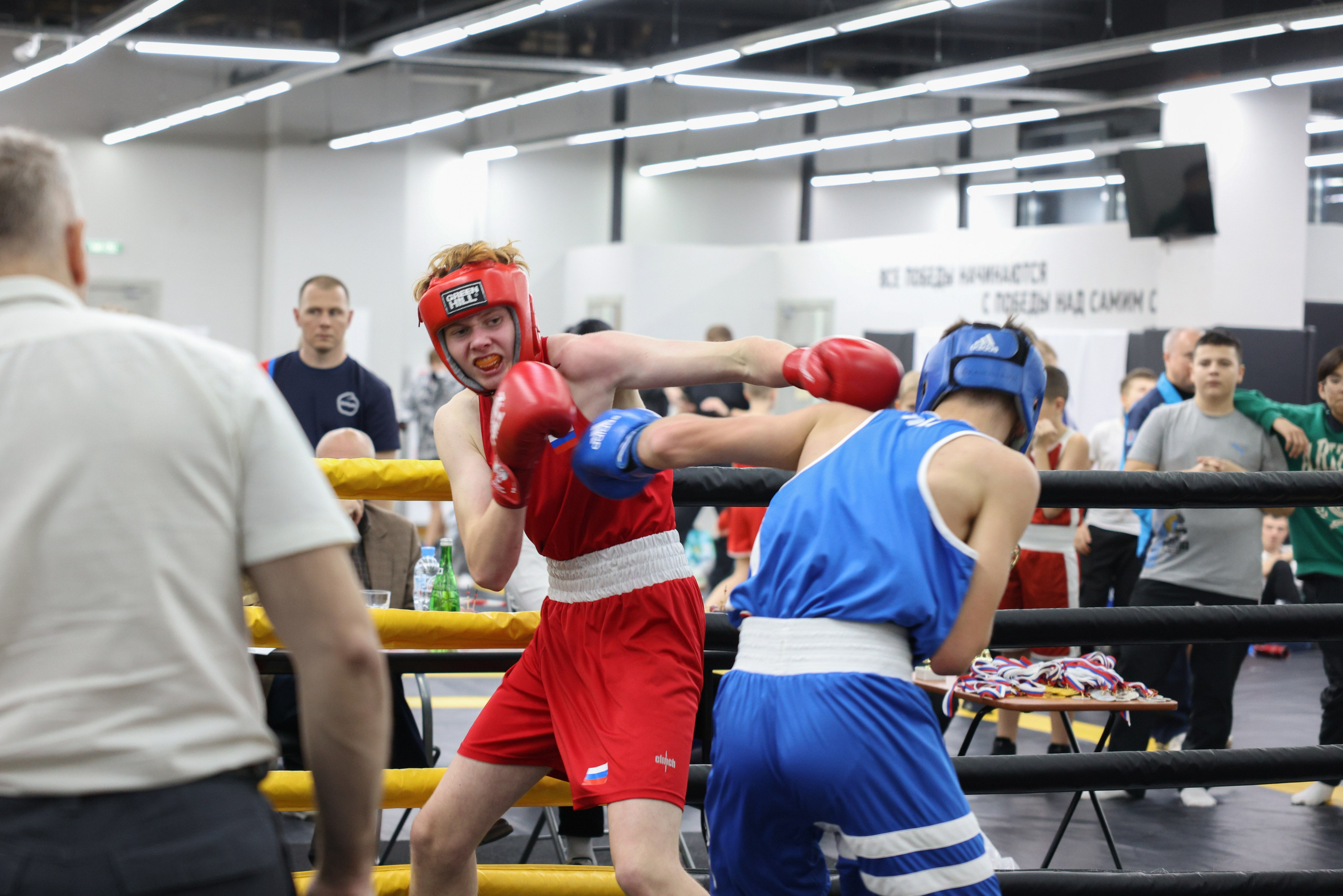 Открытый ринг «кубок ООО «ТЭК НеваСпецТяж». Фотограф Александр Заломаев