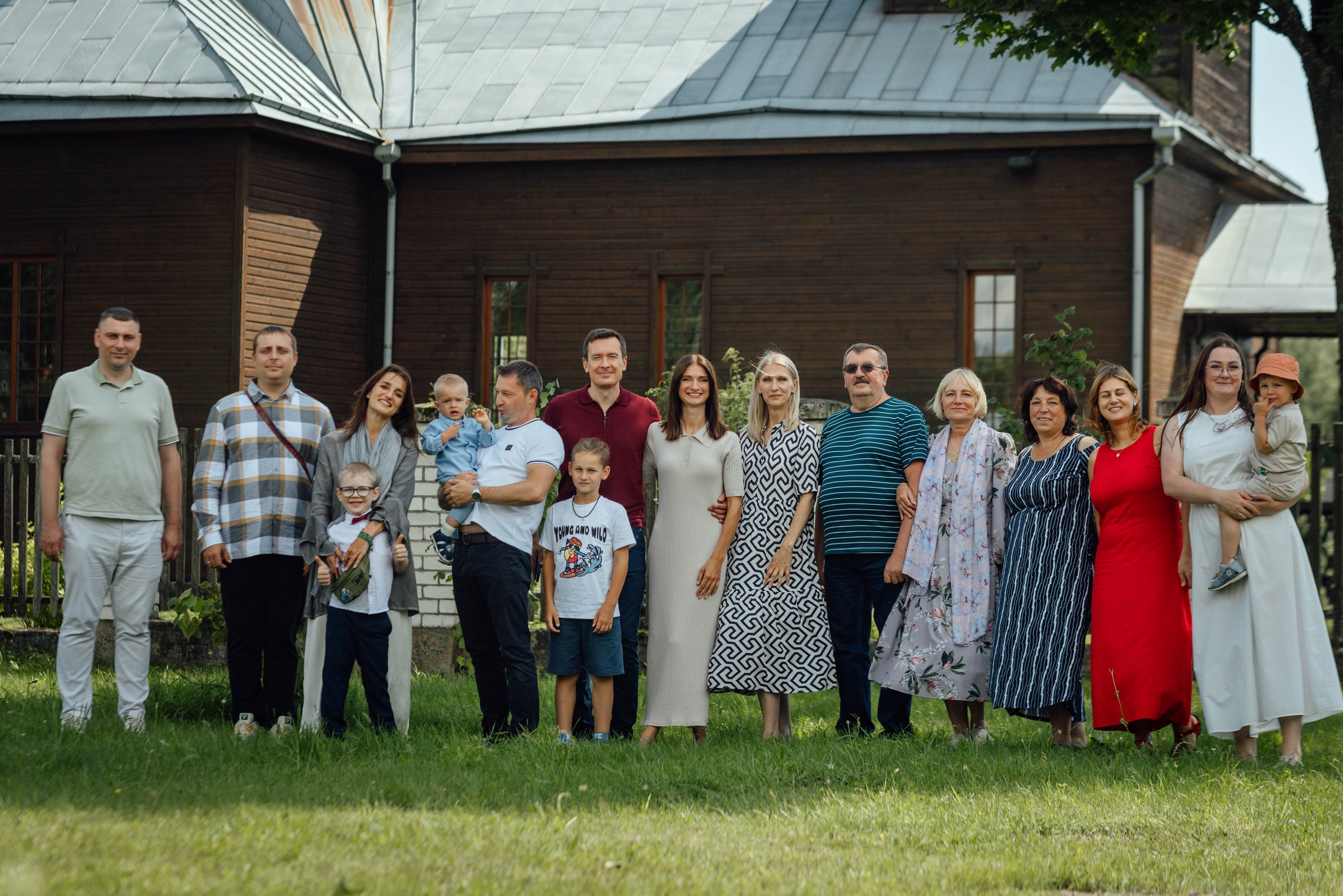 Крещение Тимофея, д. Киевец, храм Святой Троицы, август 2025