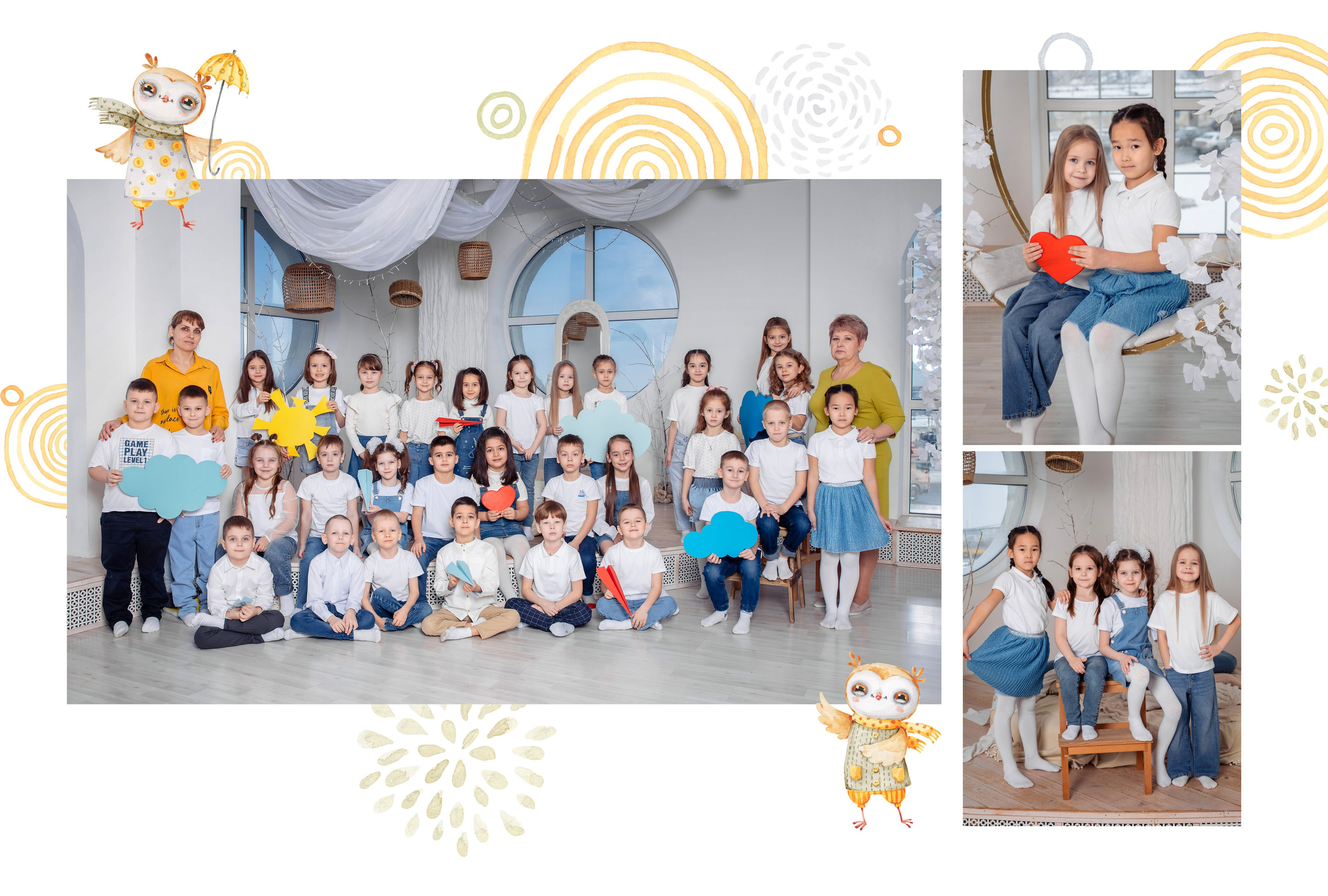 Выпускные альбомы для детских садов. Выпускные школьные фото­альбомы для школ и детских садов в Волгограде и Волжском