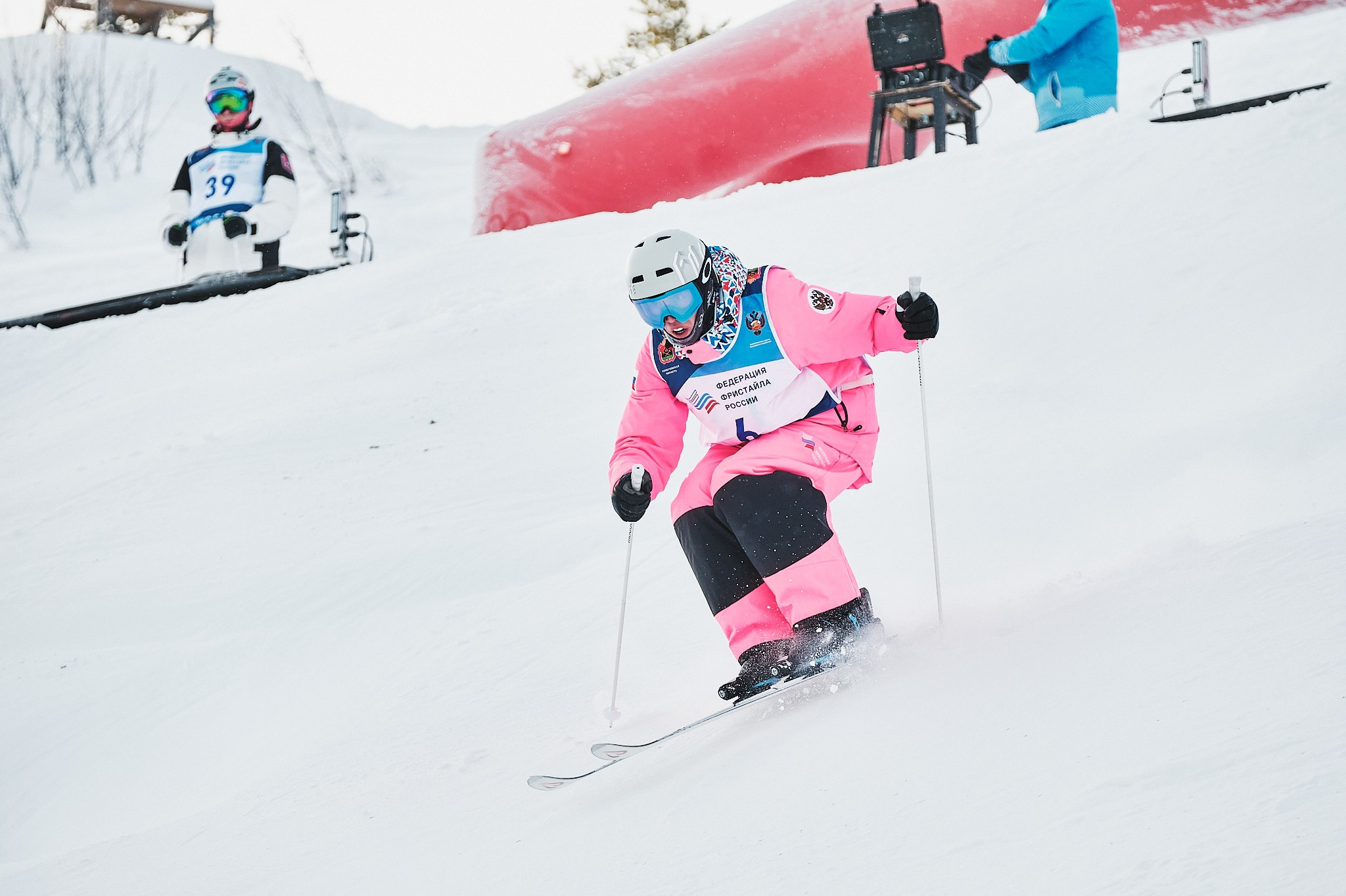 Фотосъемка соревнований по лыжному фристайлу