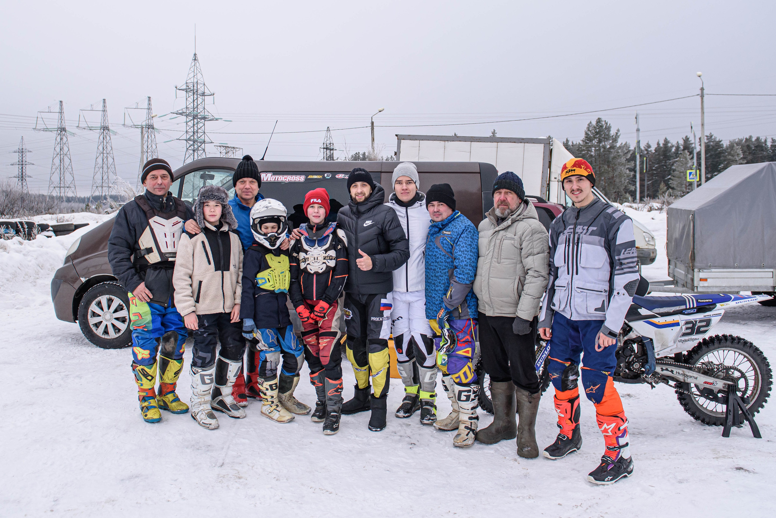 Мотокросс. Зима. Тренировка в Б.Козино. Мотофотограф в Нижнем Новгороде Динара Зуйкова