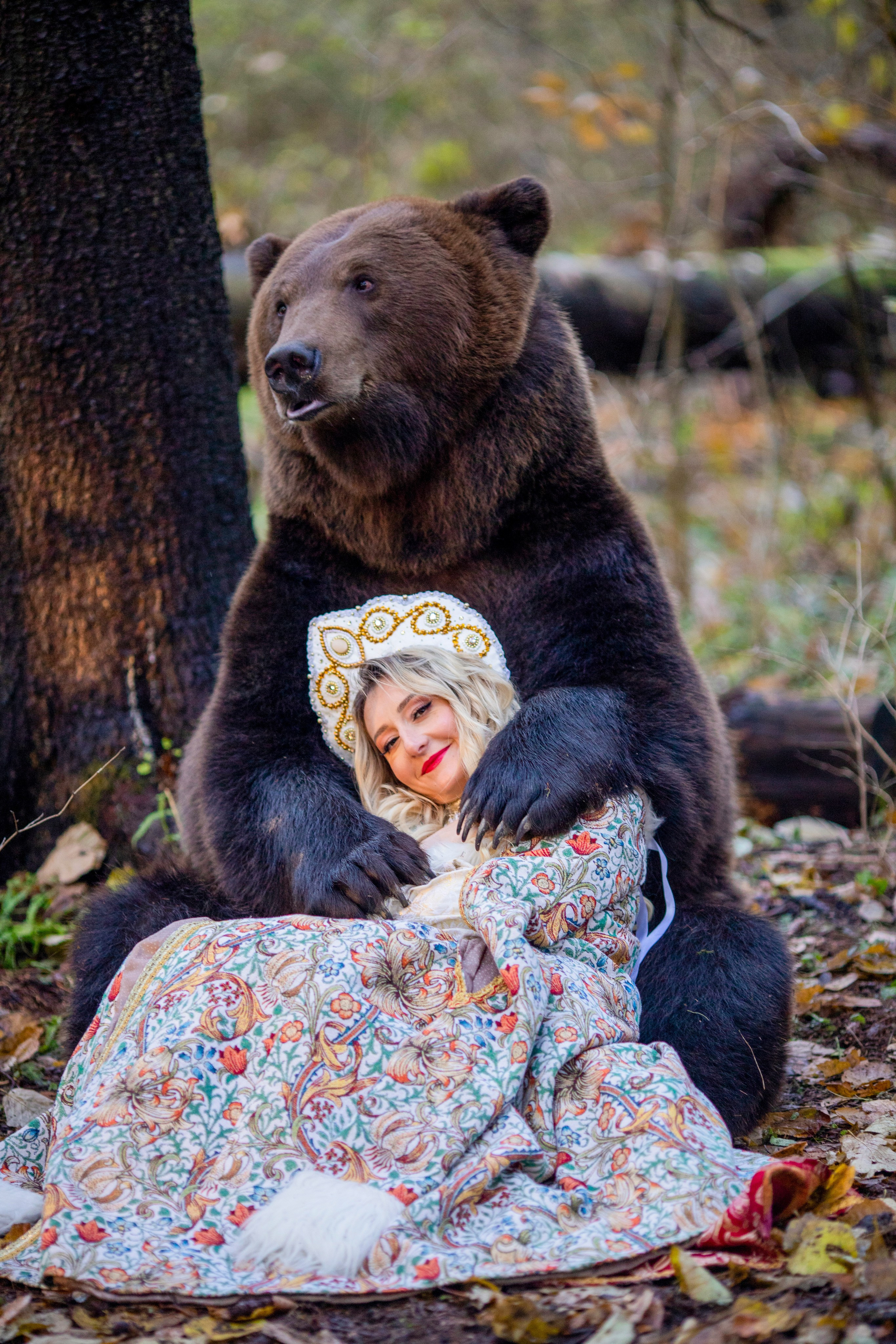 С медведем. Фотограф в Москве и в Московской области Сандра