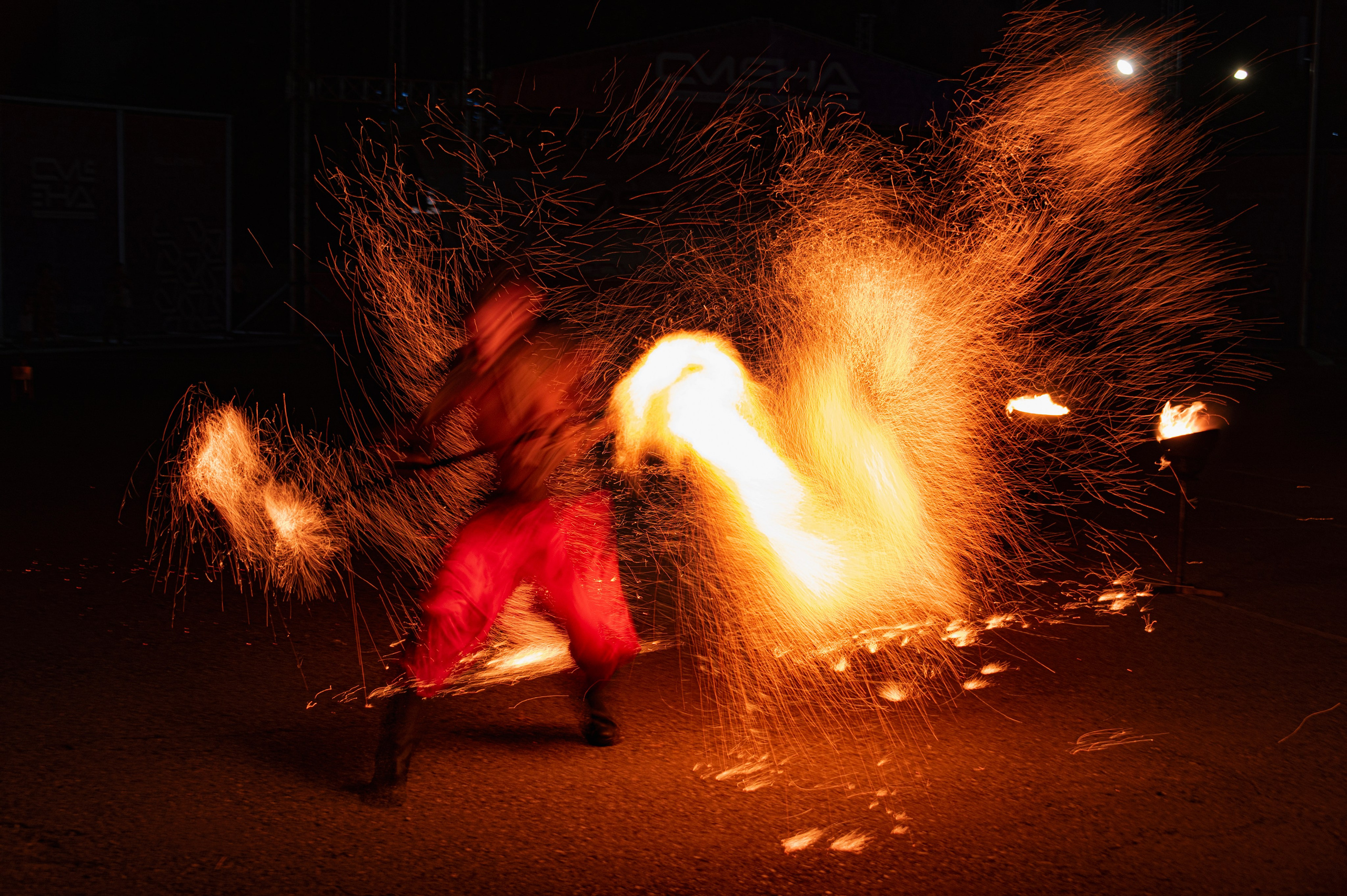 Файершоу. Фотограф Роман Адлер