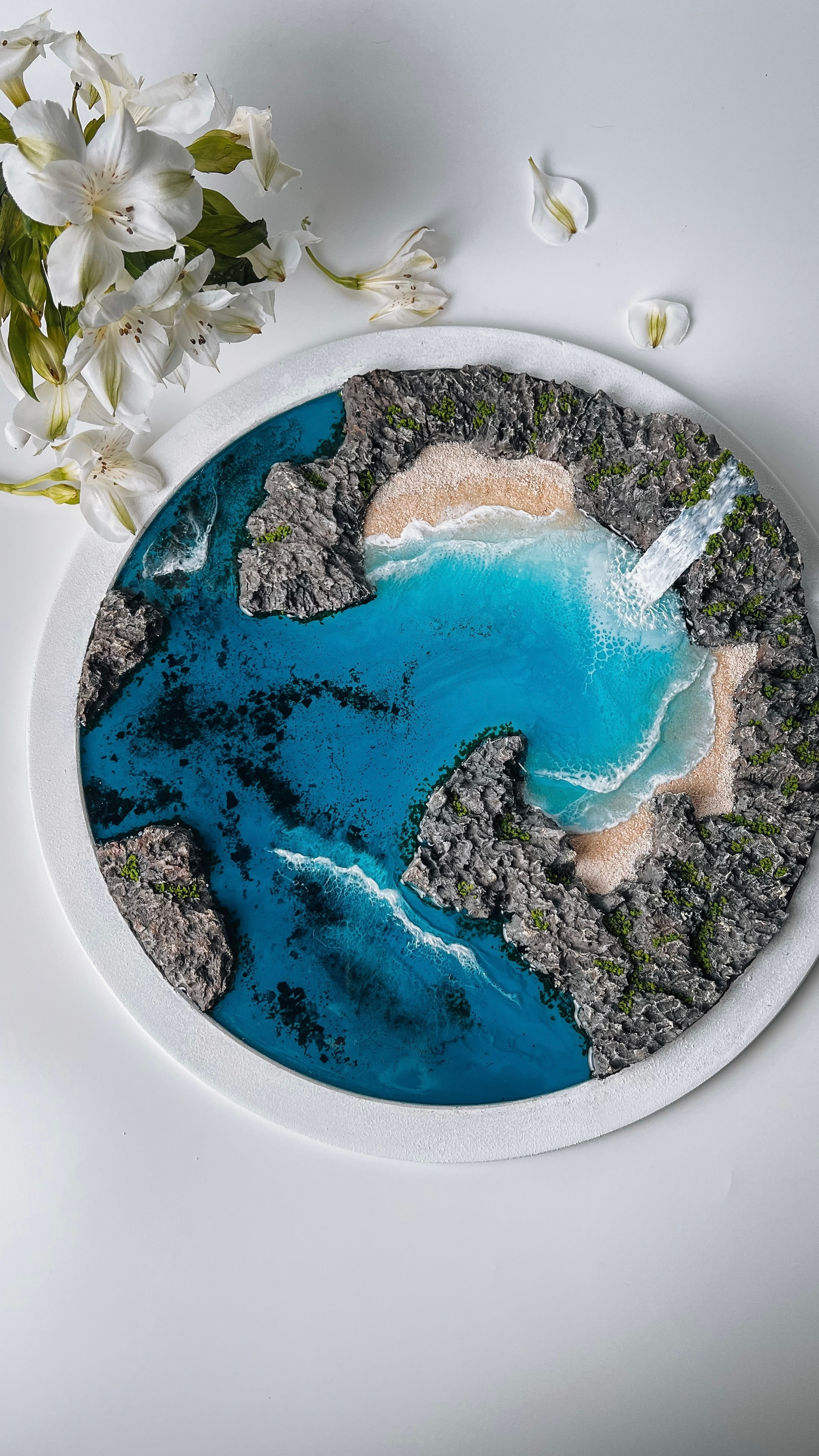 Эпоксидная смола. Seatales — эпоксидная смола и спиртовые чернила