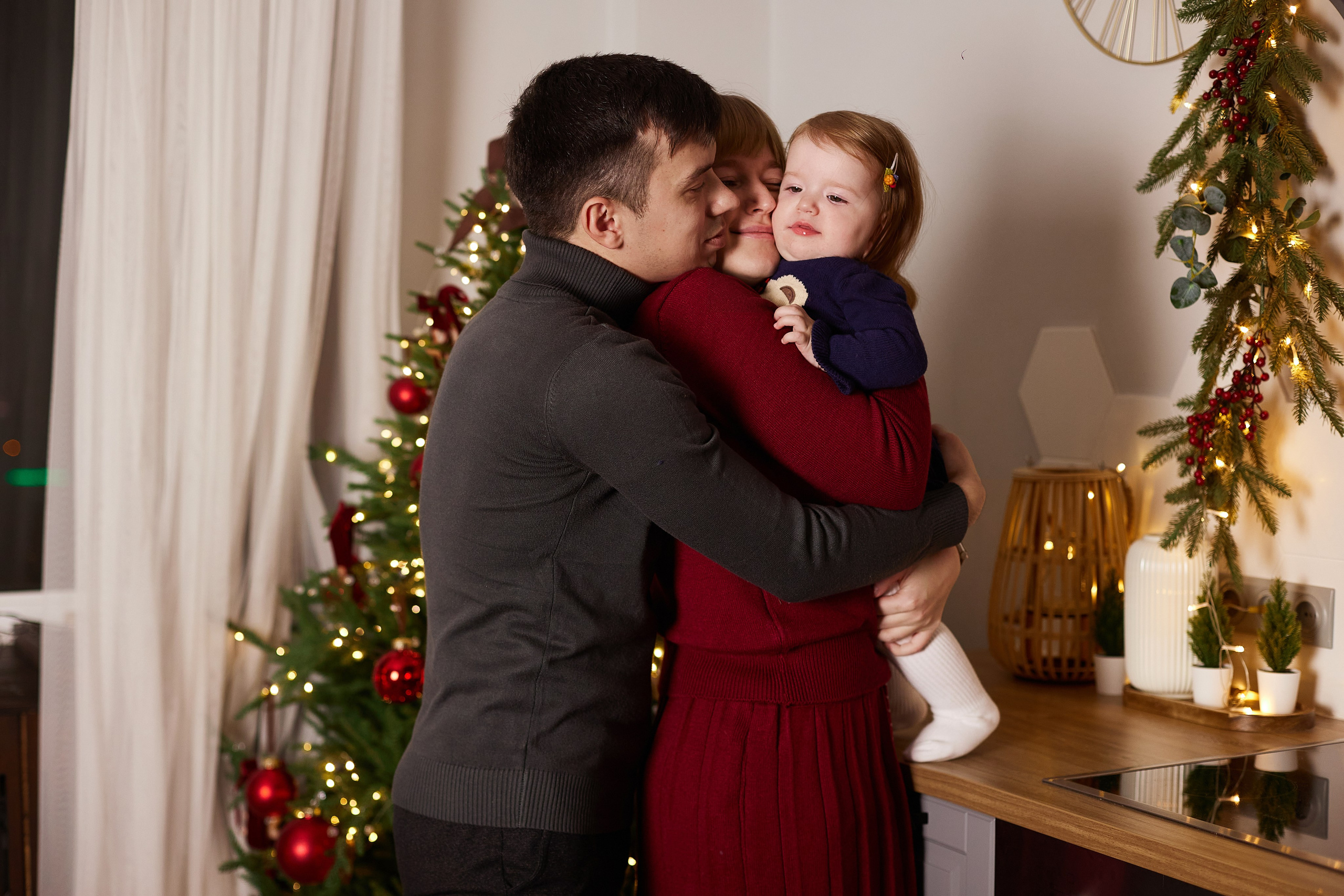 Новогодняя семейная история. Виктория Ларина — Портретный профессиональный фотограф в Иркутске