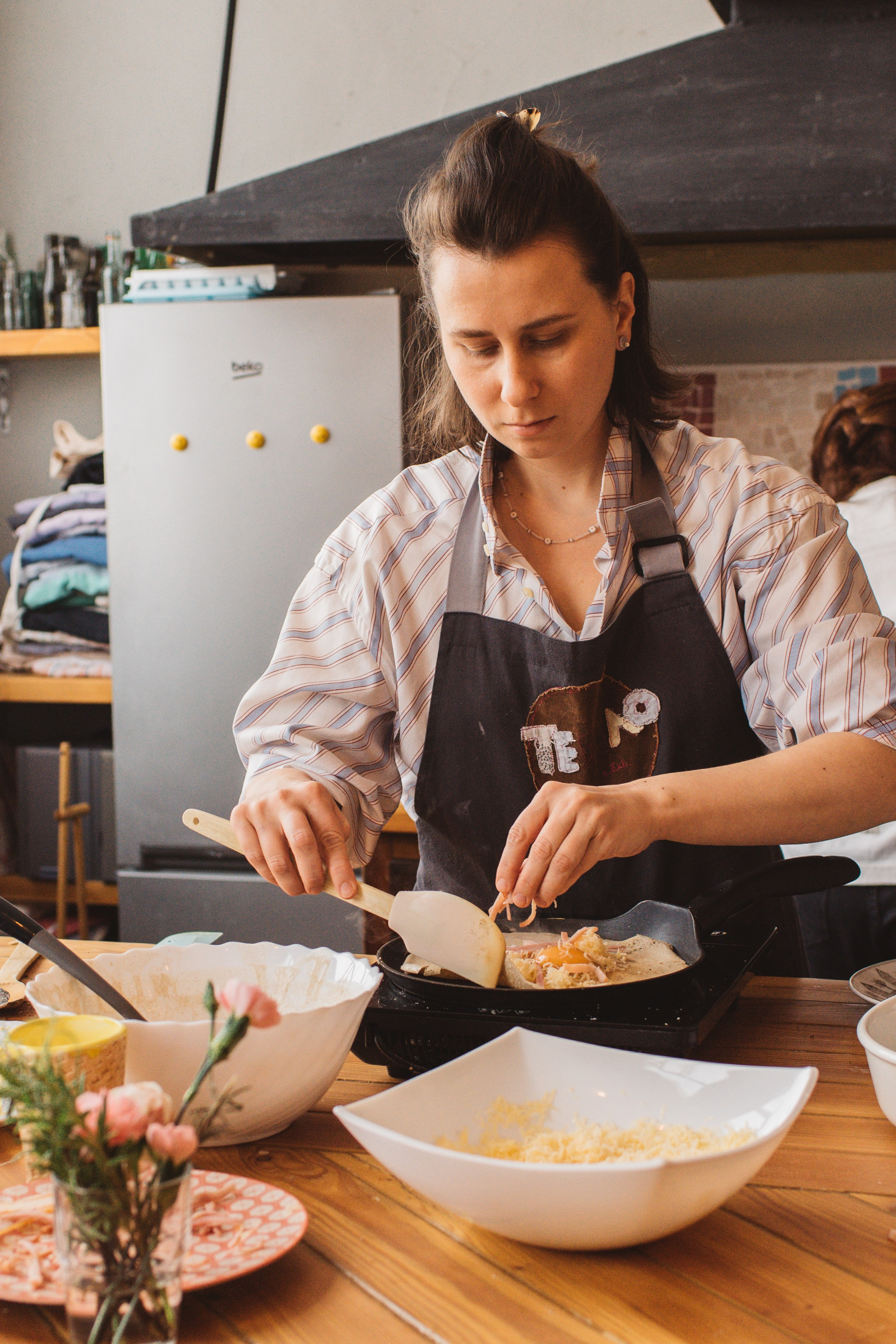 Простраство Тепло. Блинный день. Сайт портфолио