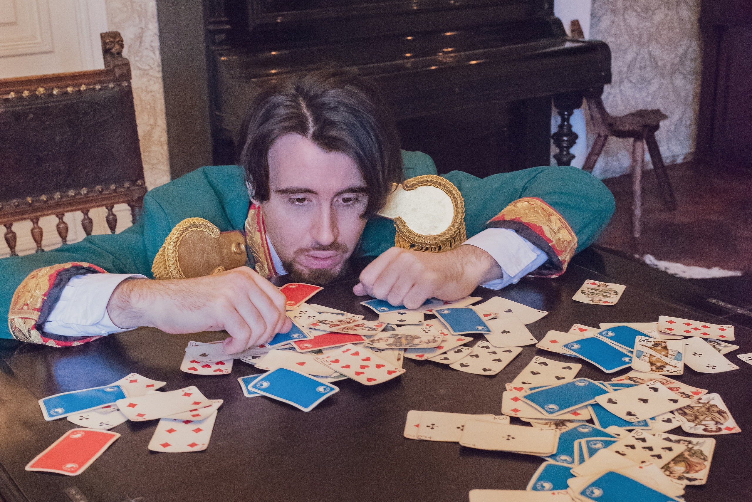 Съёмка «Пиковая дама» для Piterville. Фотограф, ретушёр, графический дизайнер в Петербурге Борякина Настя