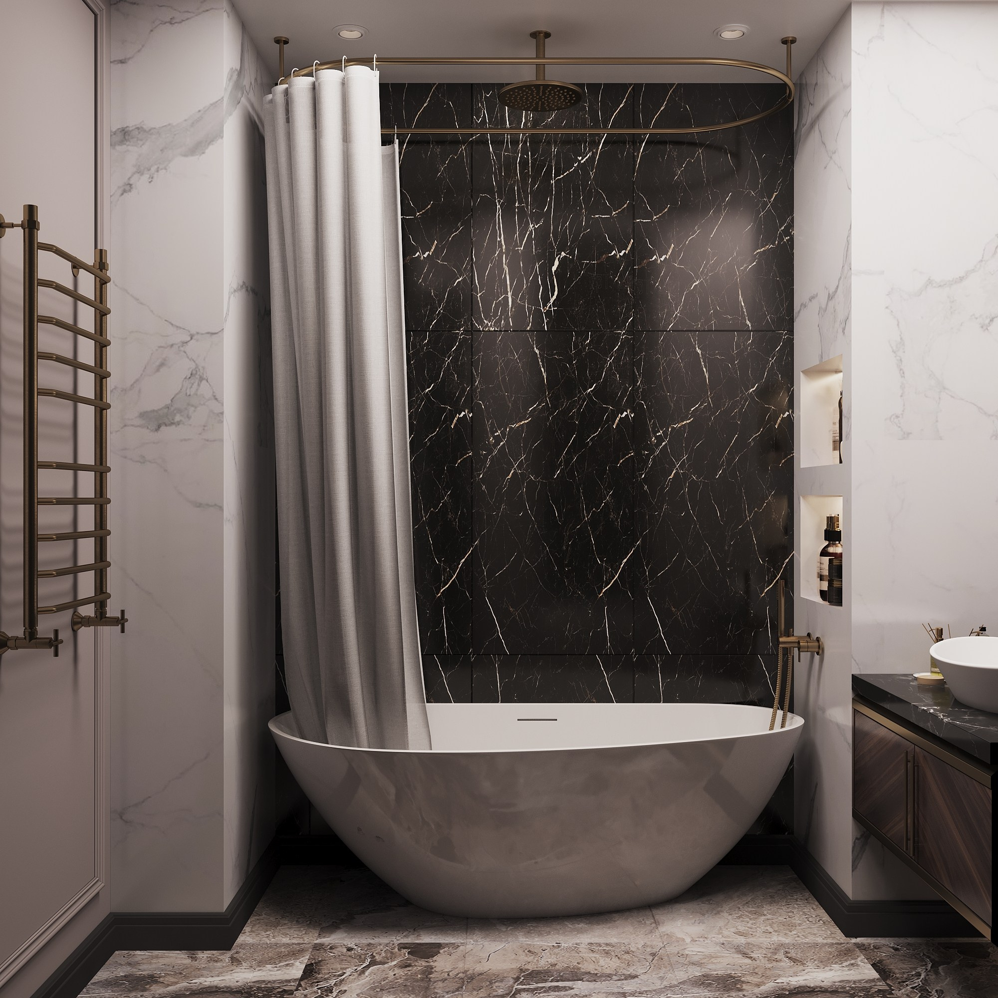 ЖК «Скандинавия». Hedonist design. Дизайн интерьера комфорт и бизнес класса. Москва и весь мир