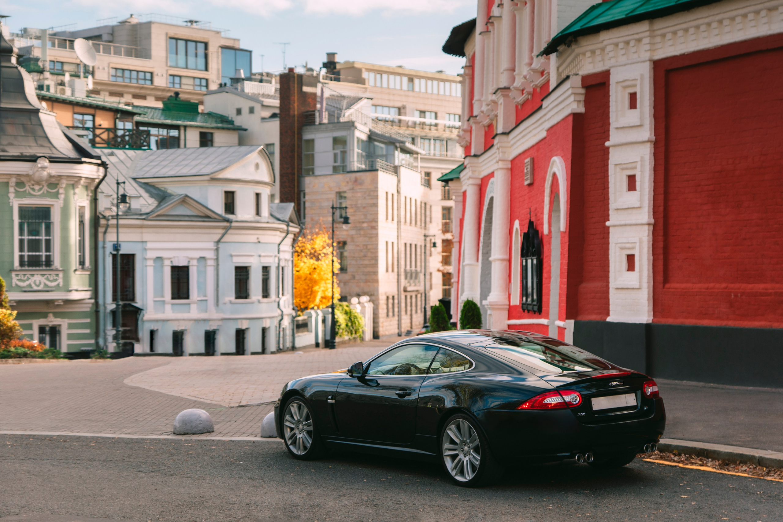 Jaguar XKR в Москве. Жуков Илья  свадебный фотограф в Москве