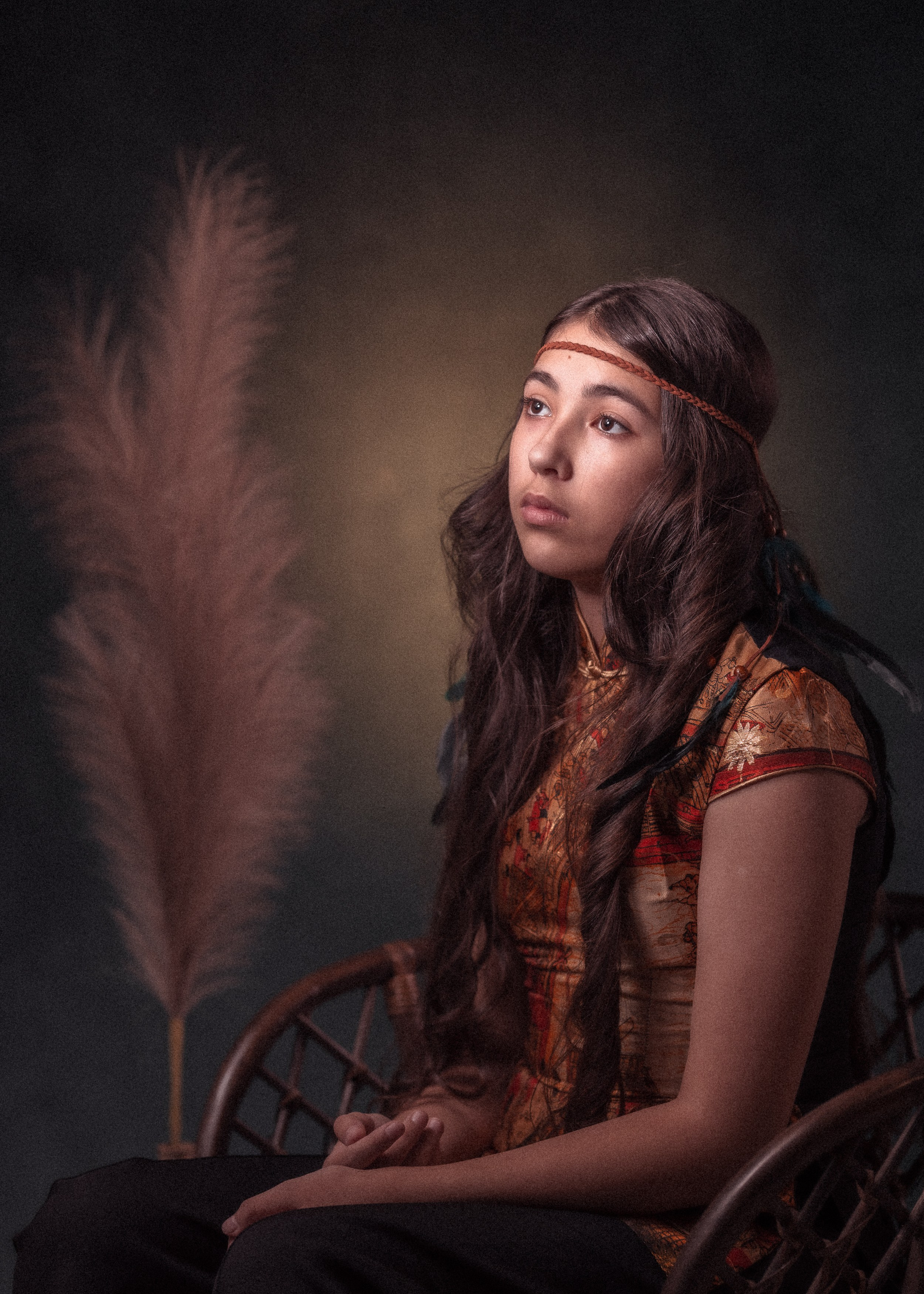 Постановочный детский портрет "Ительмены" - фотограф Владимир Петухов Кинешма