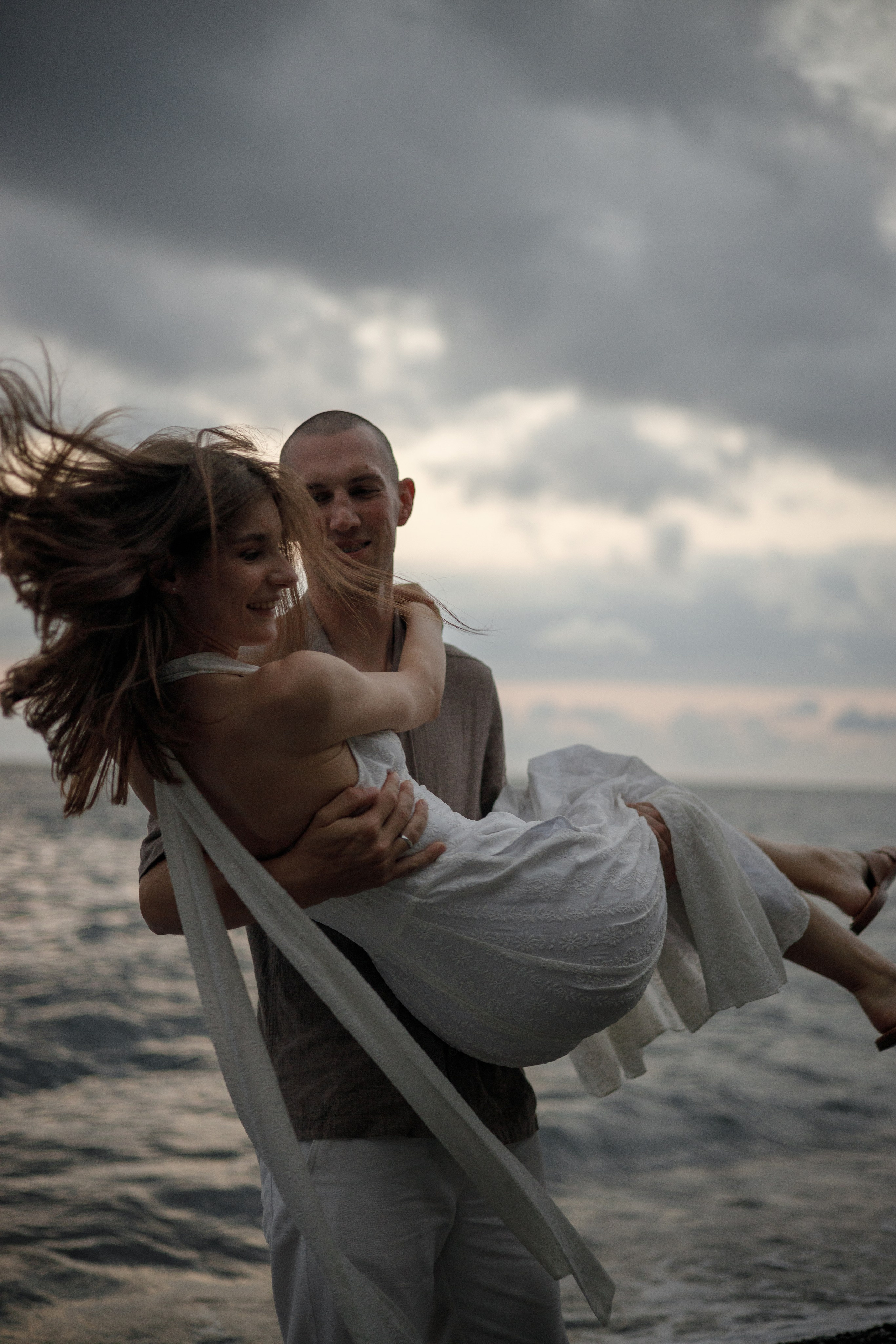 Предсвадебная съемка на море