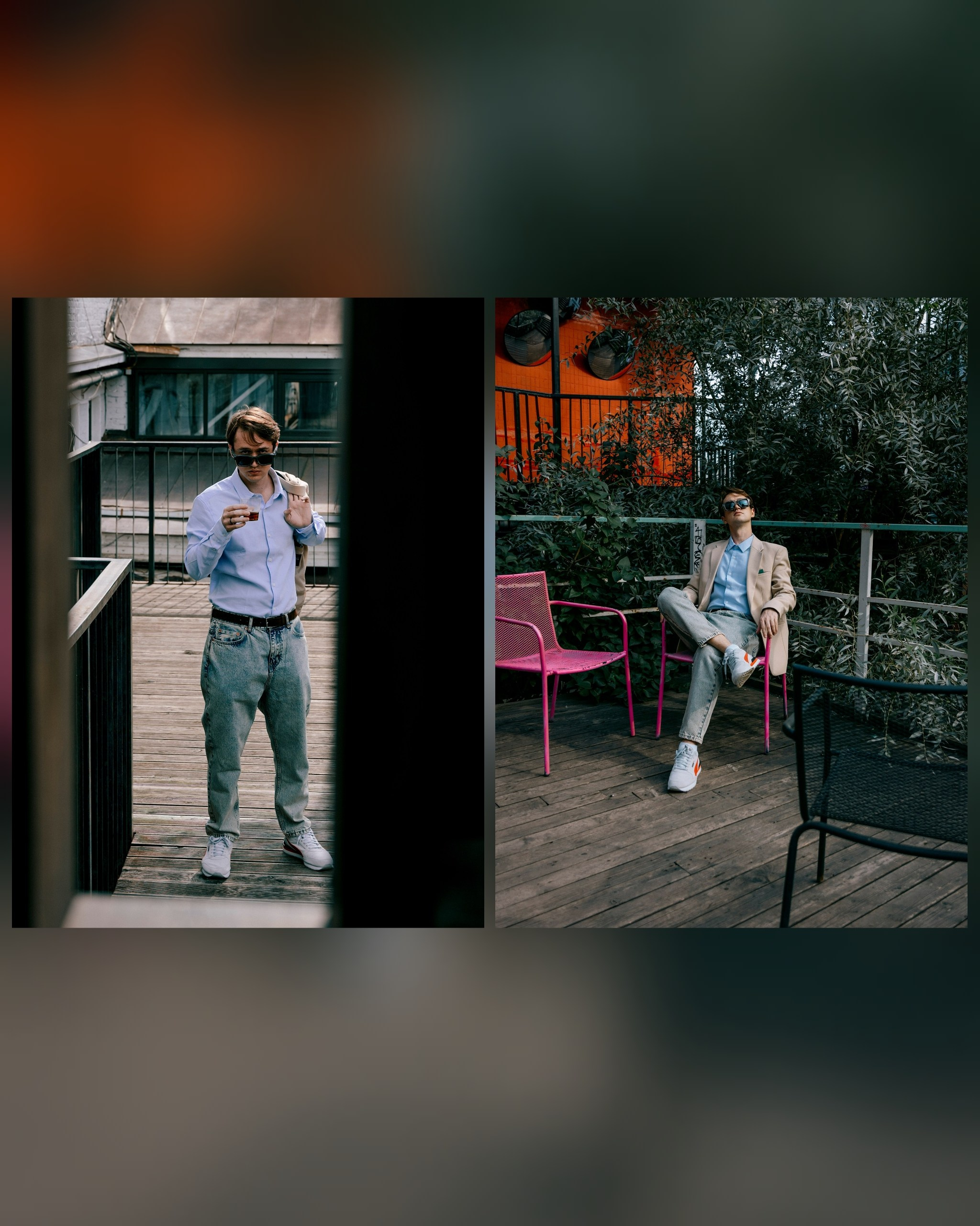 фото парня в голубой рубашке