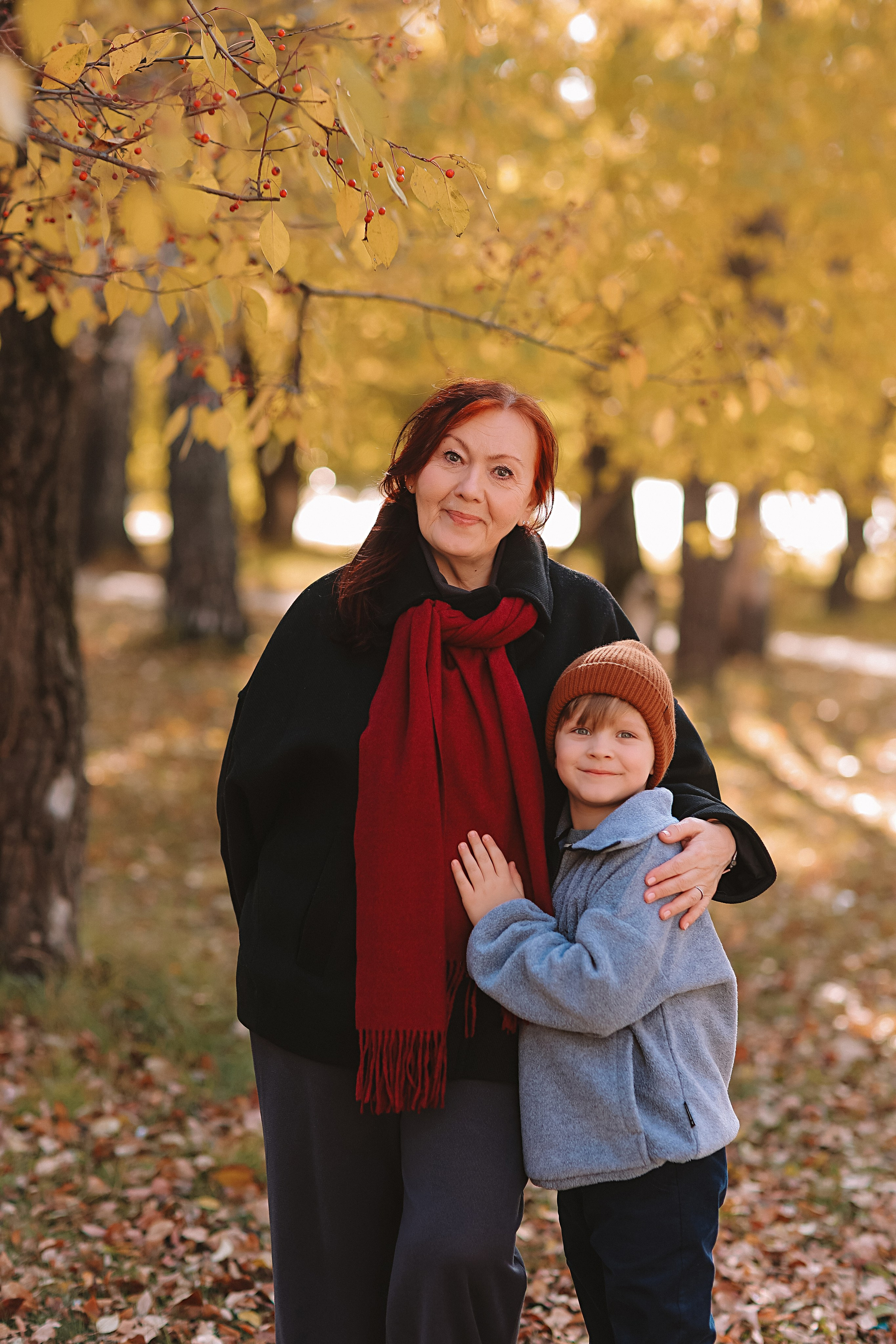 Осень. Семейный фотограф Тюмень, фотограф на роды Салмина Мария
