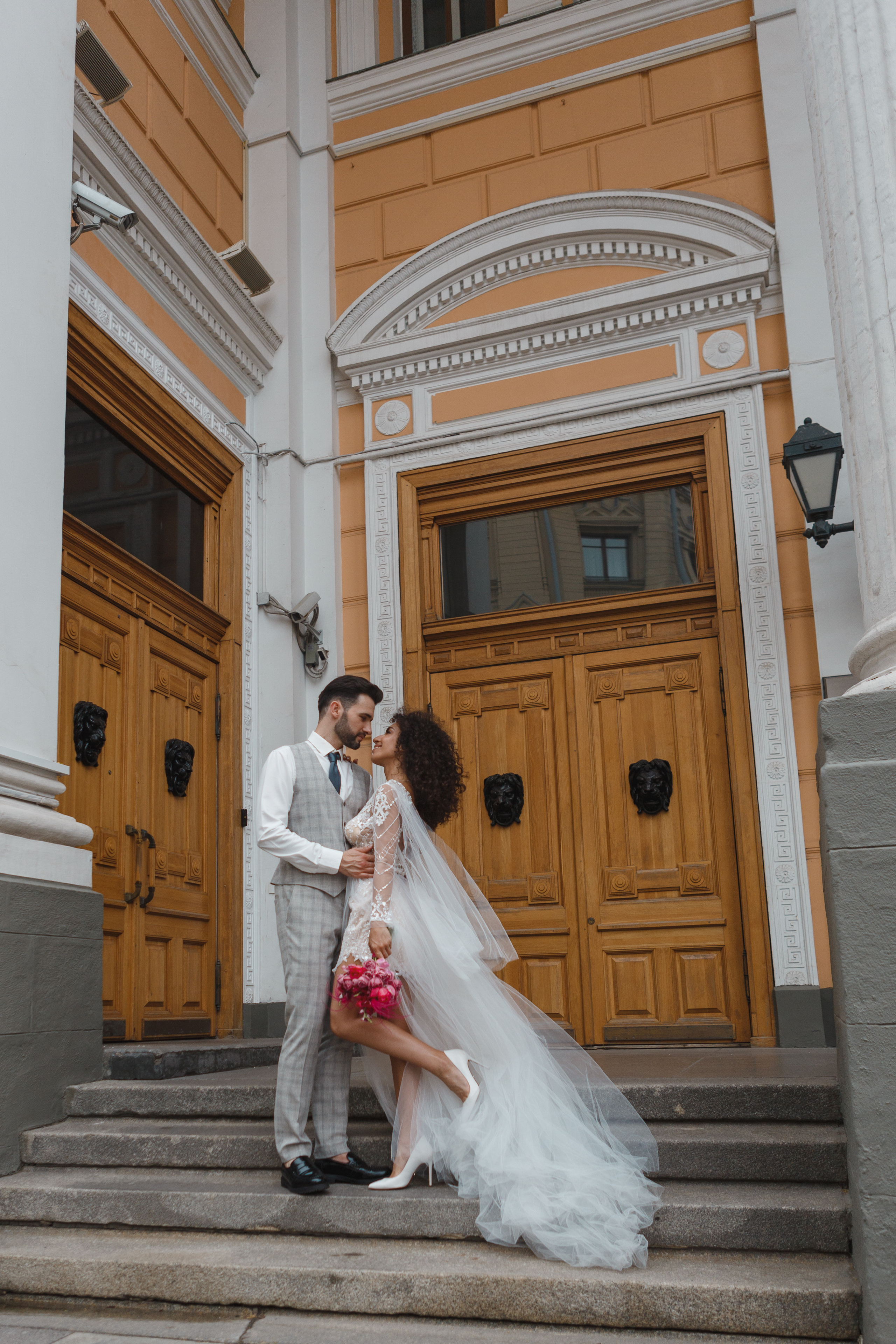 Свадебная прогулка в центре Москвы