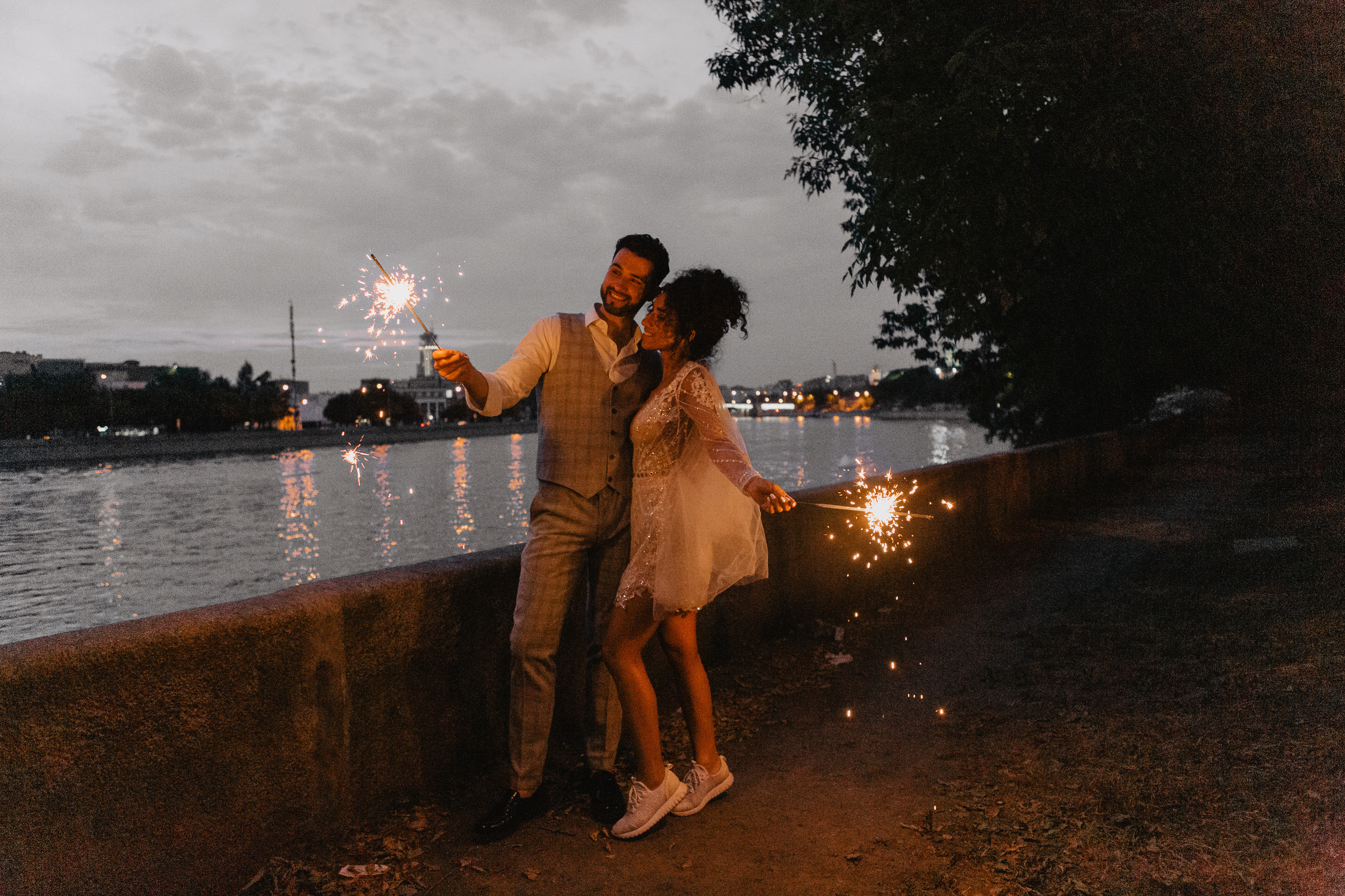 Ночная love story c бенгальскими огнями