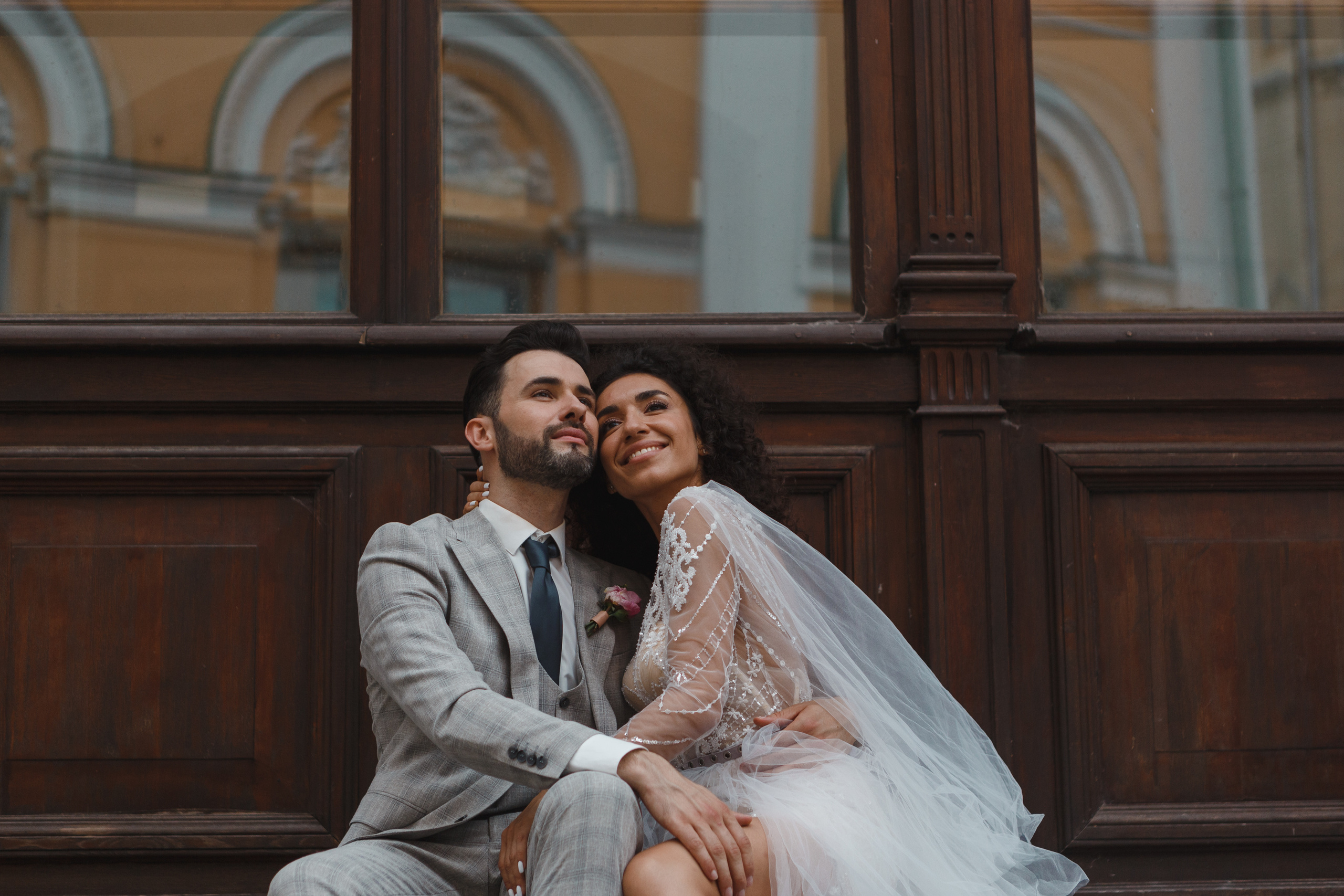 Свадебная прогулка в центре Москвы