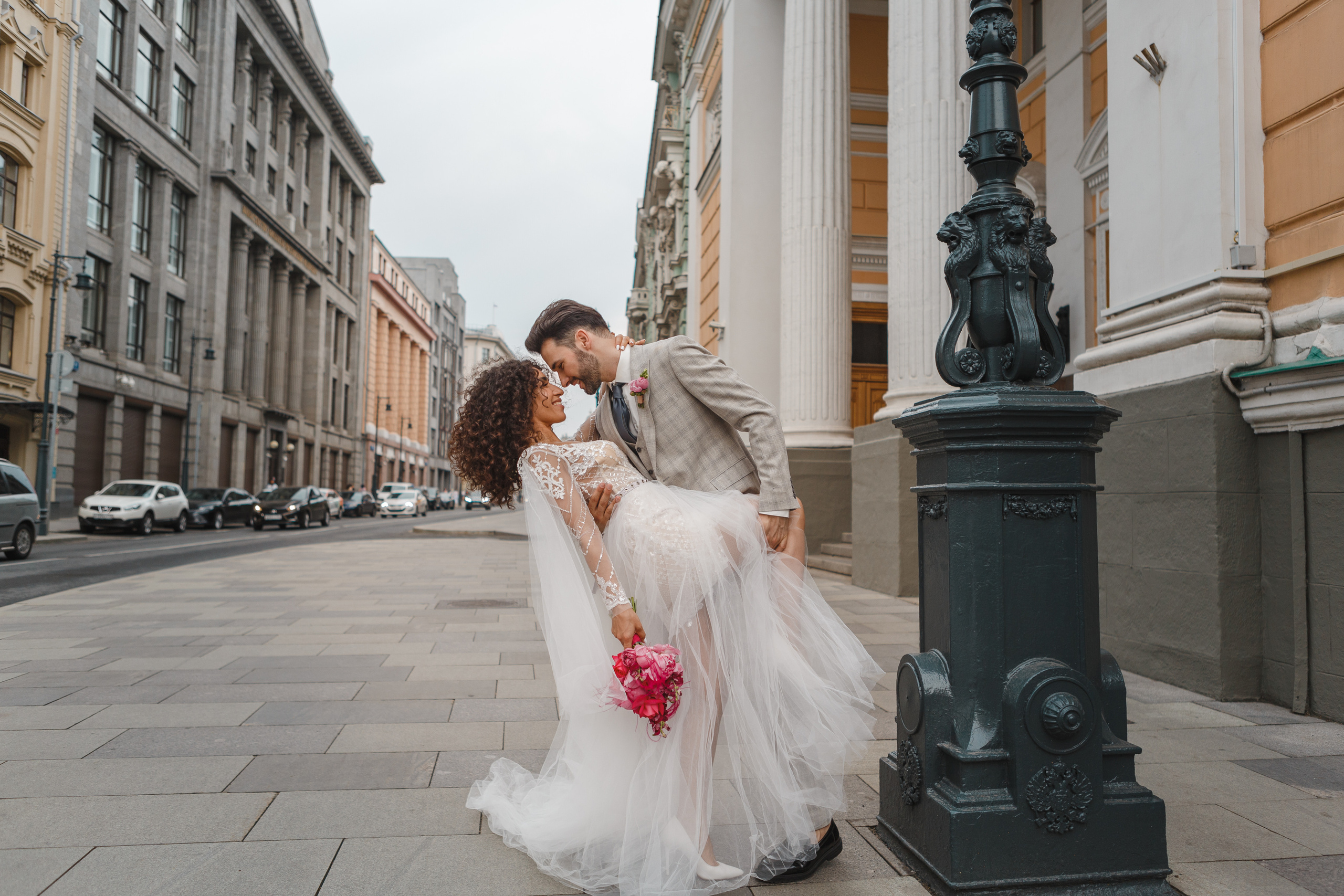 Свадебная фотосессия в центре Москвы