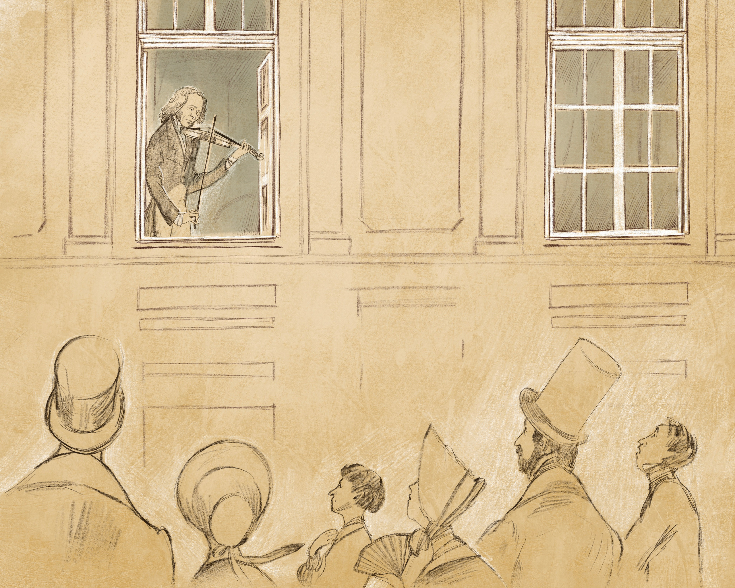 Паганини. Художник Анна Хопта