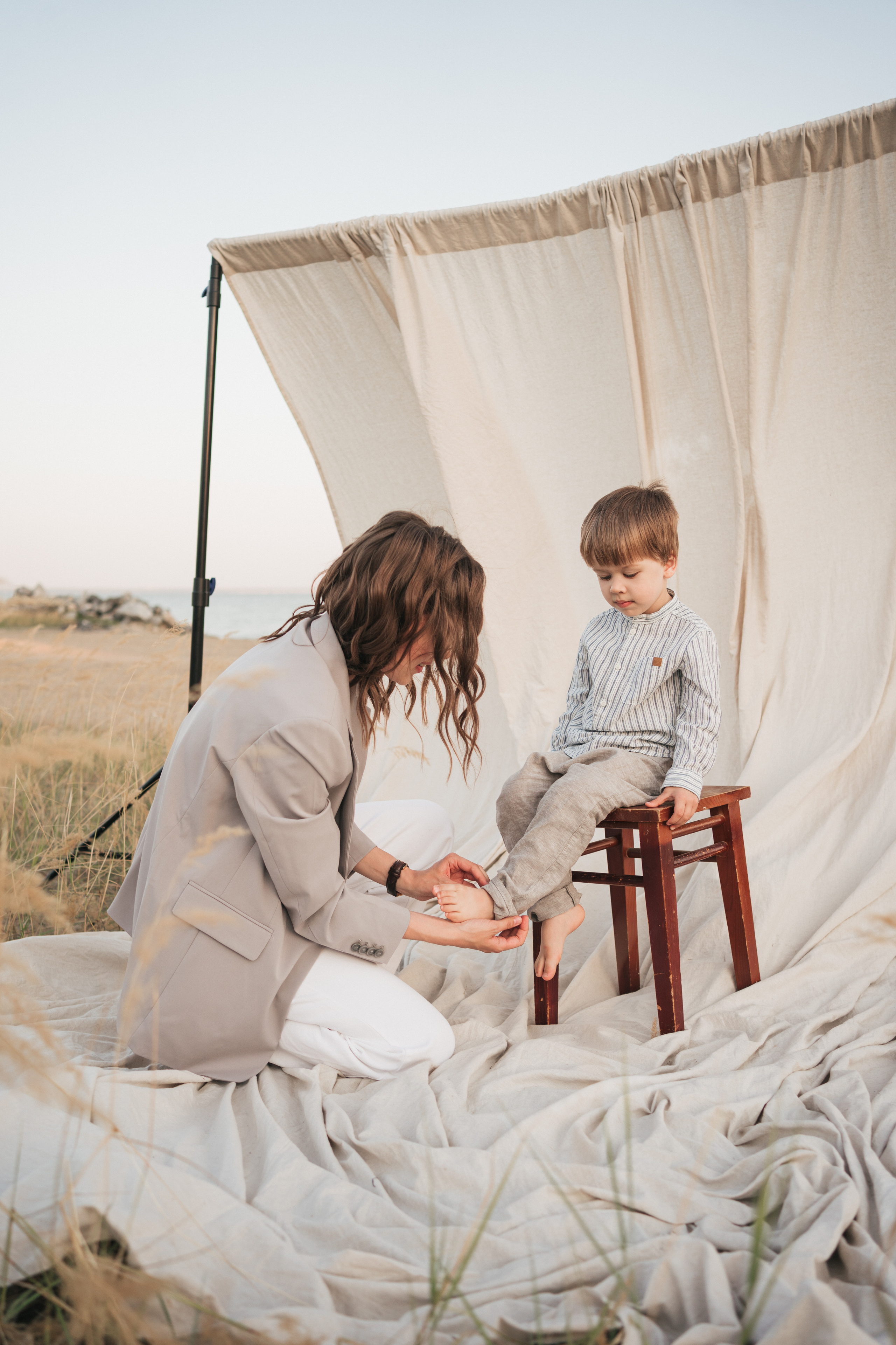 На море. Семейный фотограф, фотосессия беременности в Новосибирске Кристина Киб