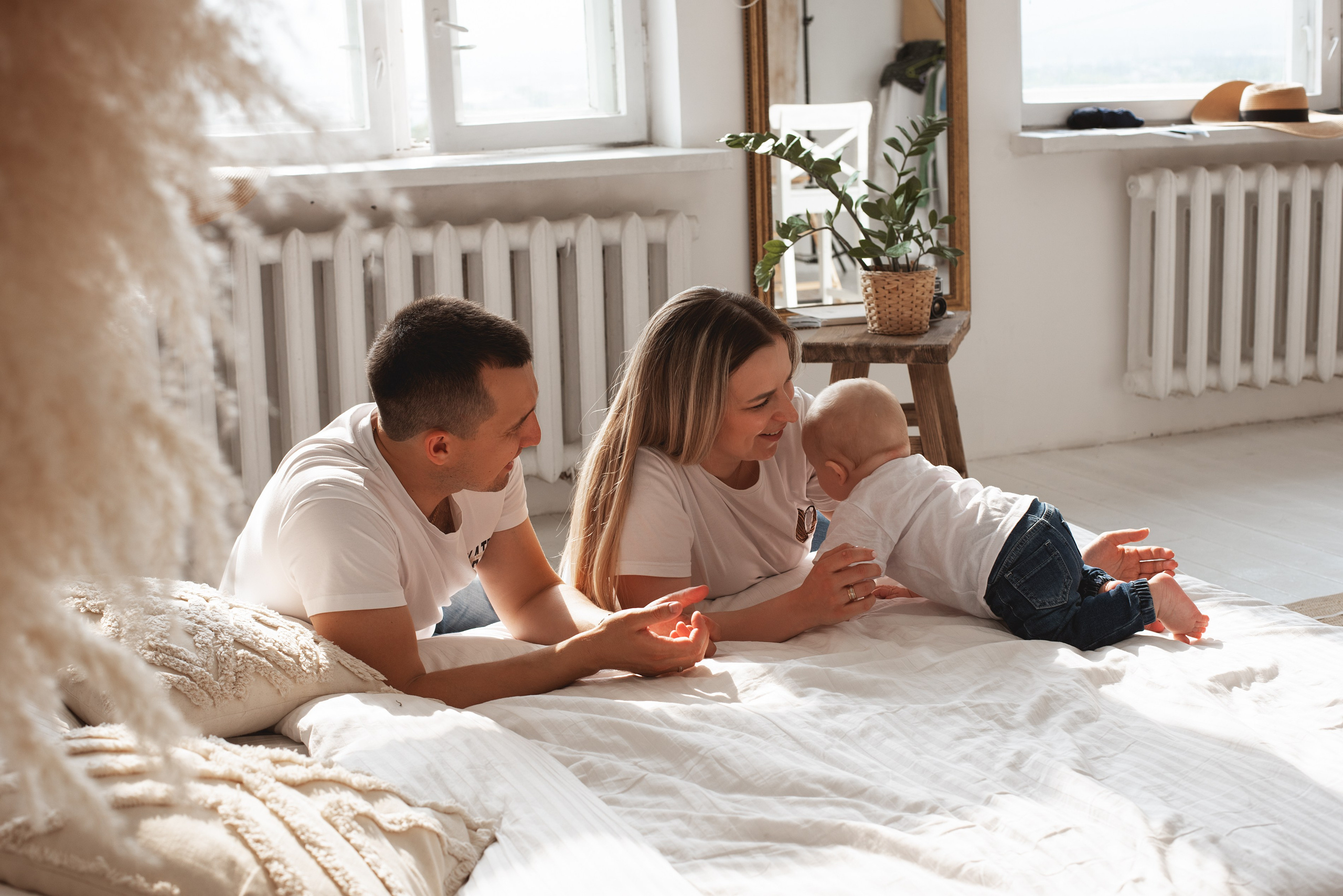 Семейная фотосессия Полина Игорь Богдан. Семейный фотограф в Южно-Сахалинске Анастасия Лимарева